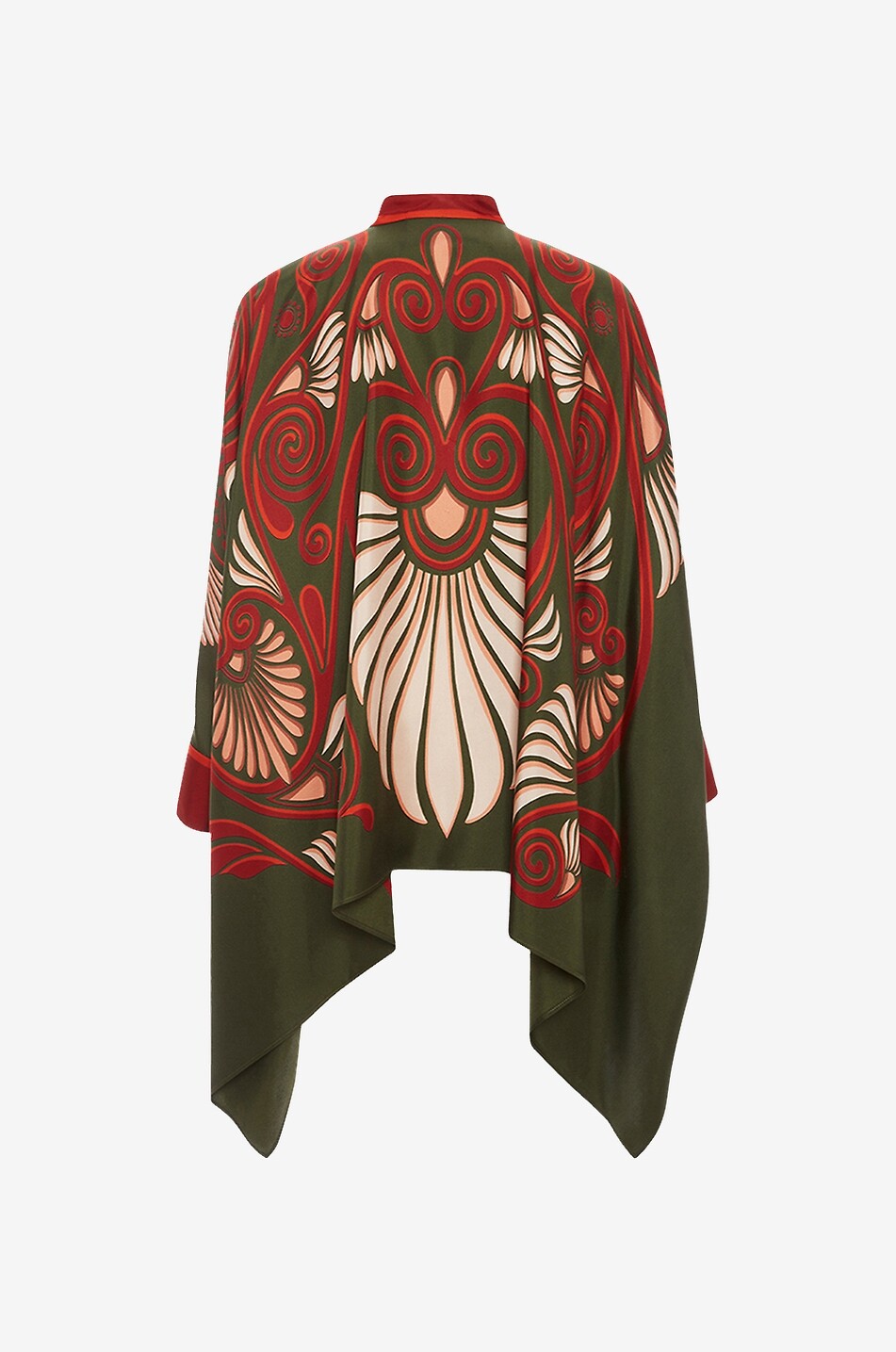 LA DOUBLEJ Hemd aus Seidentwill Foulard Kerylos Placée Damen GRÜN 2