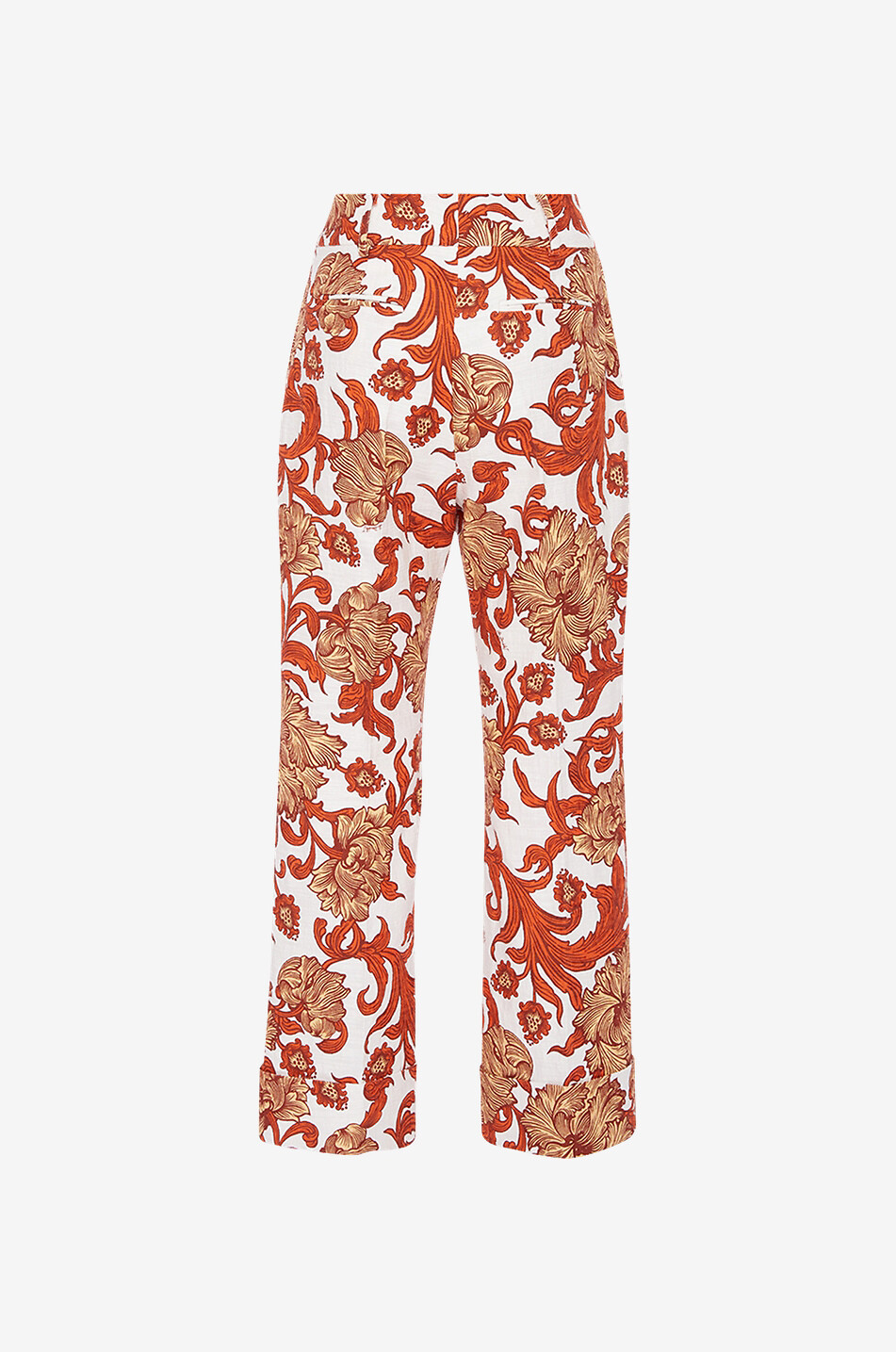 Pantalon bootcut raccourci en coton Hendrix Reef