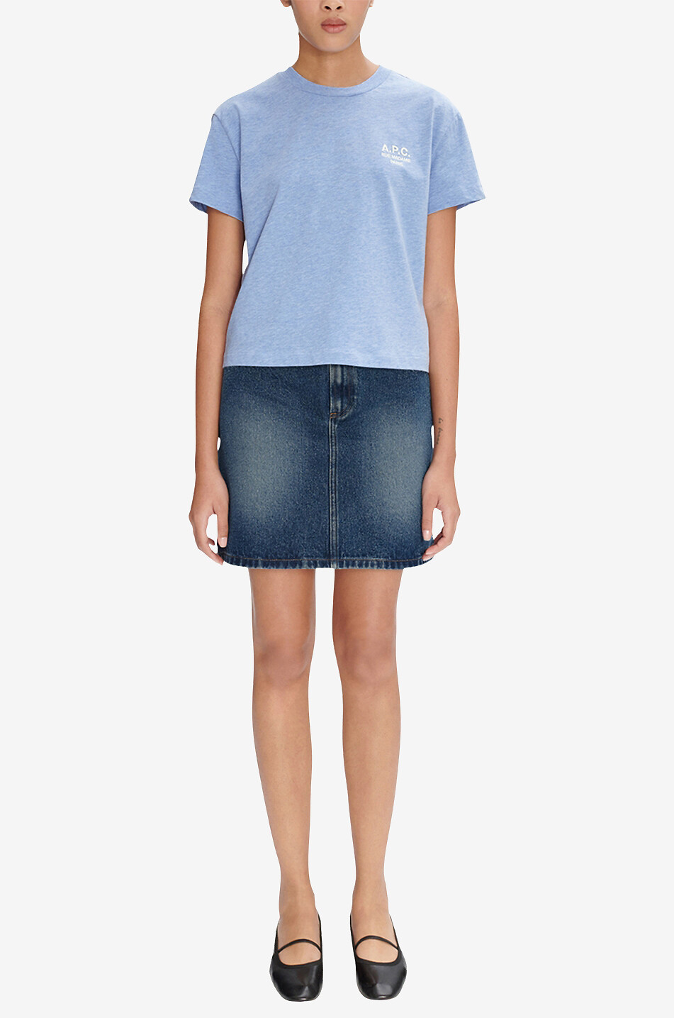 T-shirt boxy brodé Rue Madame