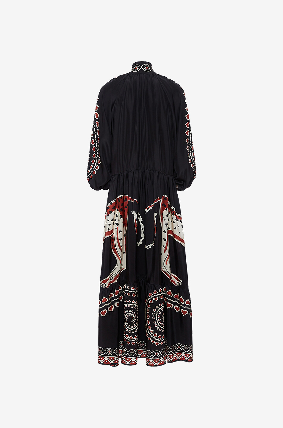 Seidenmaxikleid Athena Gattoparado Placée