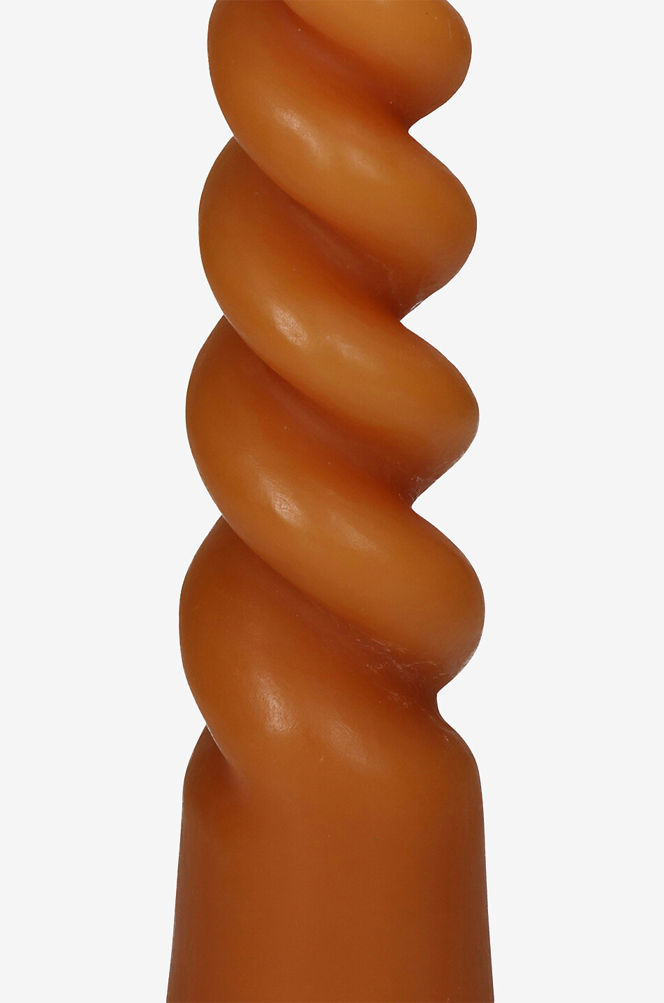 KERSTEN Dekorative Kerze aus Wachs Haus DUNKELORANGE 2
