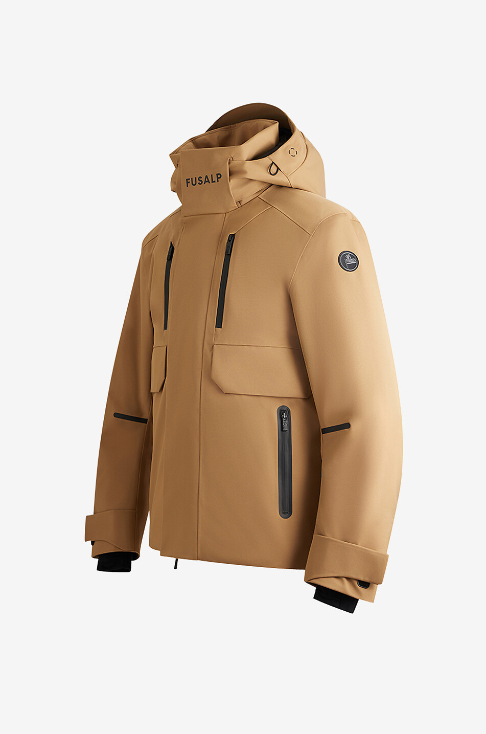 FUSALP Skijacke aus Stretch-Twill John Herren HELLBRAUN 2
