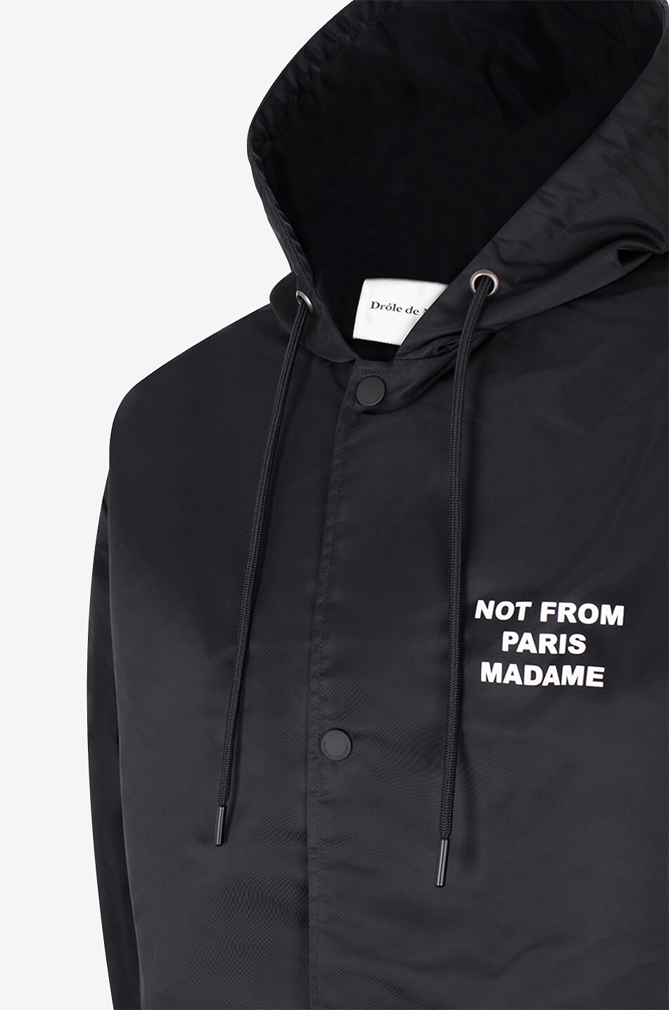 DROLE DE MONSIEUR Parka longue à capuche Not From Paris Madame Homme NOIR 3