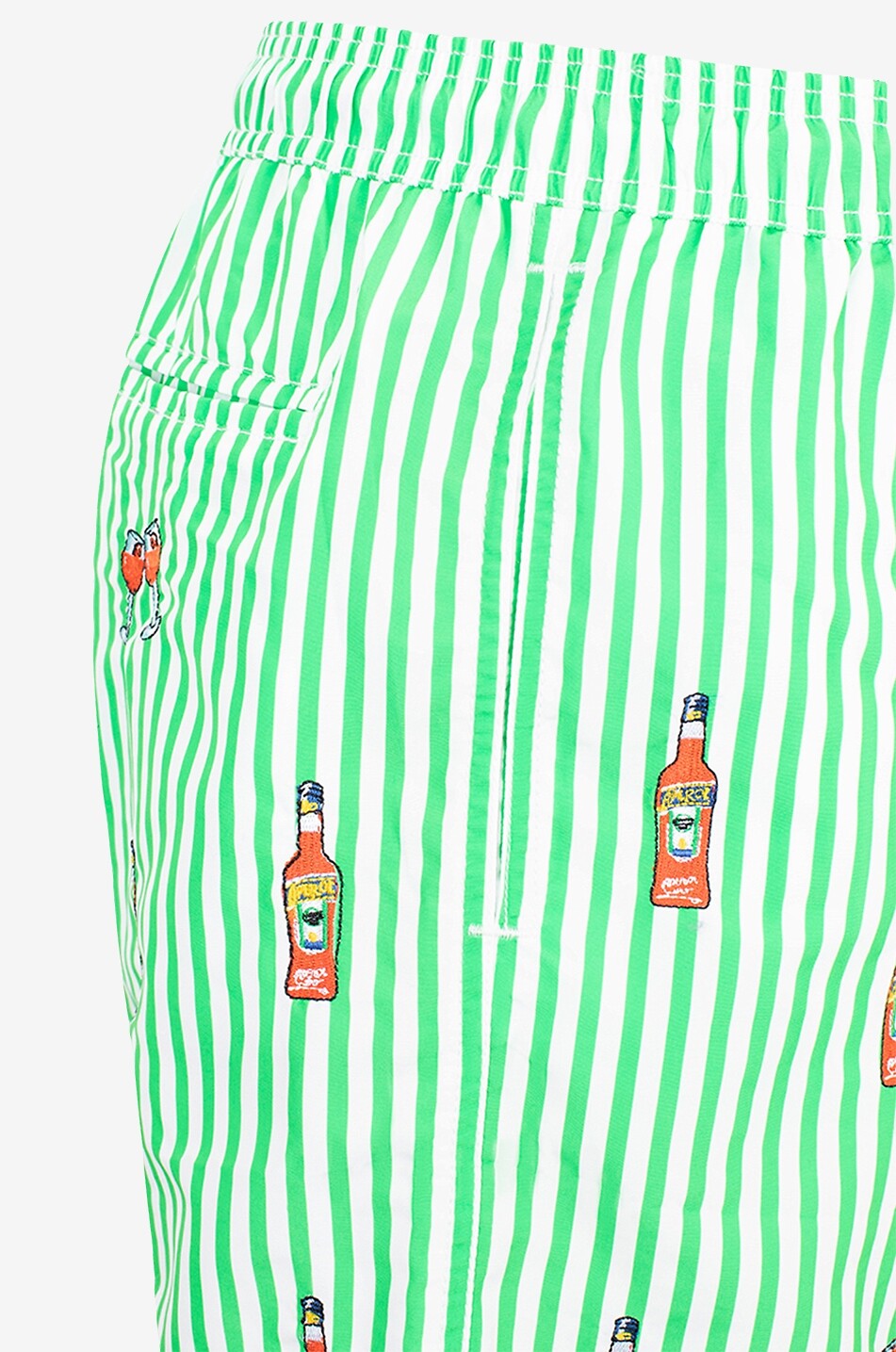 MC2 SAINT BARTH Badeshorts Gustavia Stripes & Aperol Herren GRÜN 3