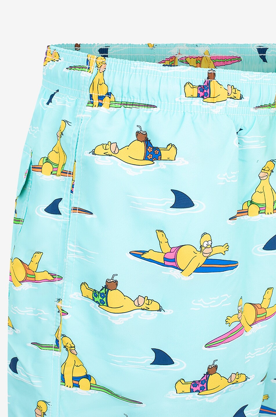 MC2 SAINT BARTH Badeshorts Gustavia Surfing Homer Herren HELLBLAU 3
