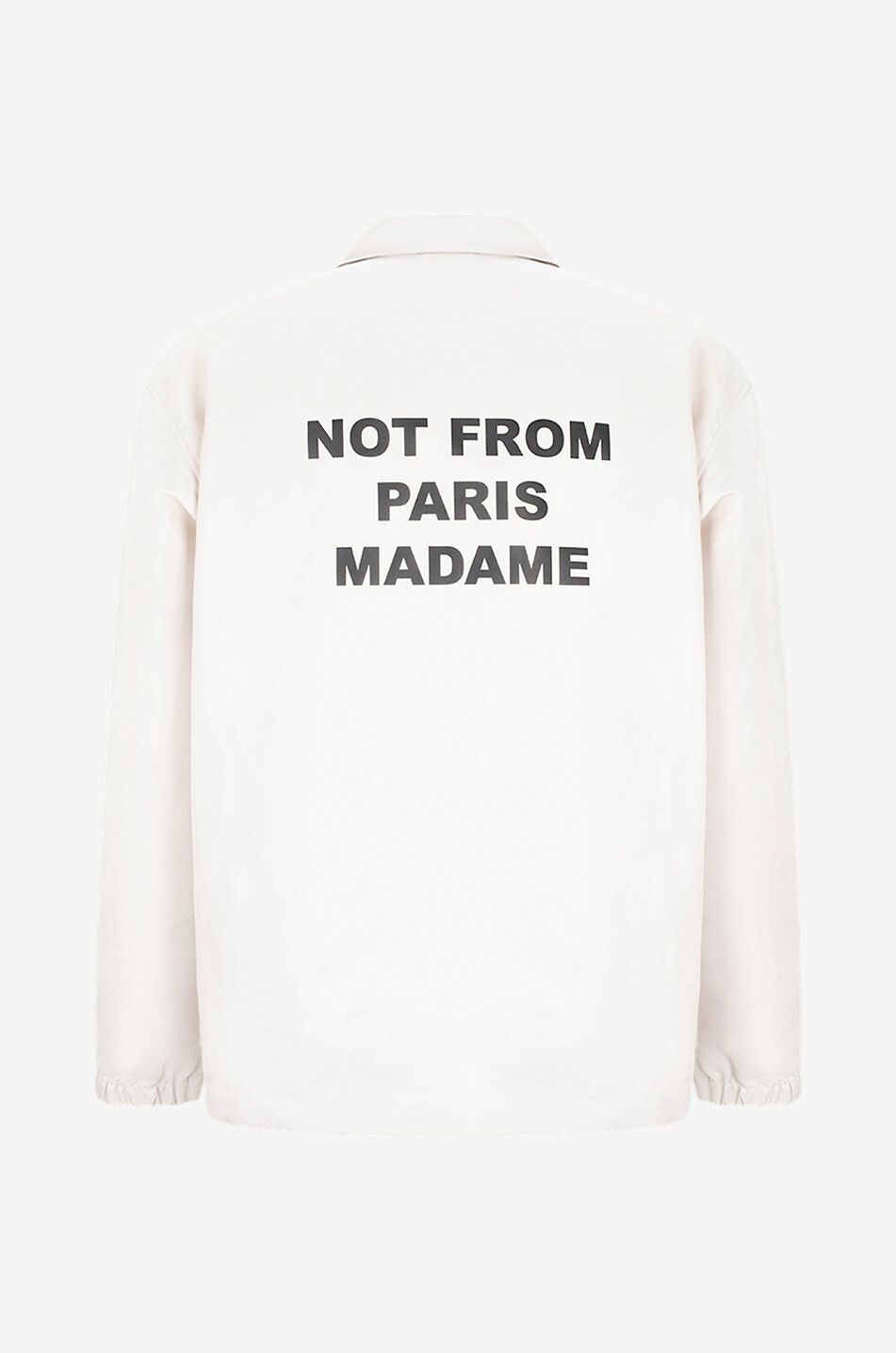 DROLE DE MONSIEUR La Veste Slogan. nylon shirt jacket Men BEIGE 2
