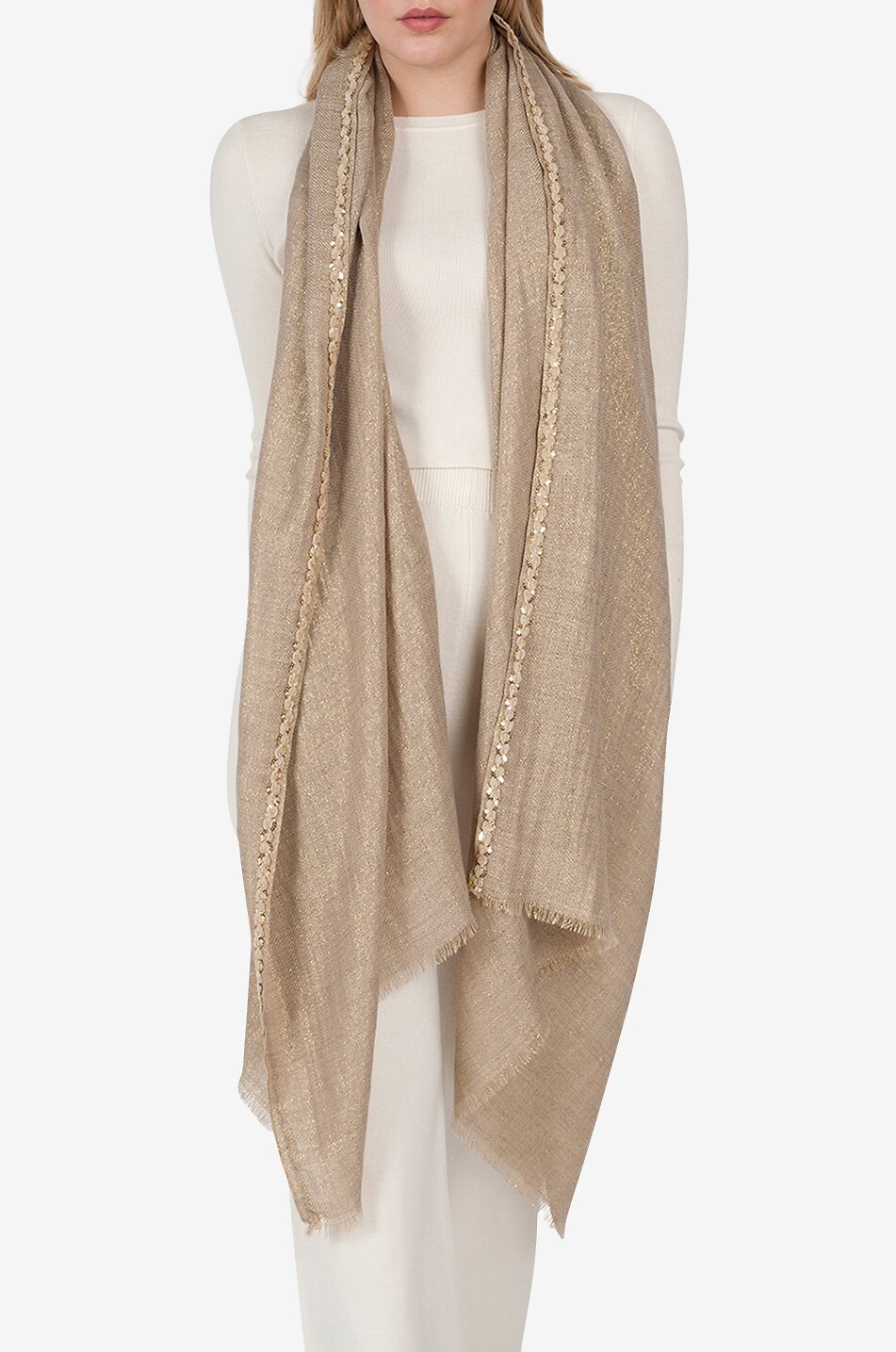 GAYNOR Étole en lurex Lucilla Femme DORE 3