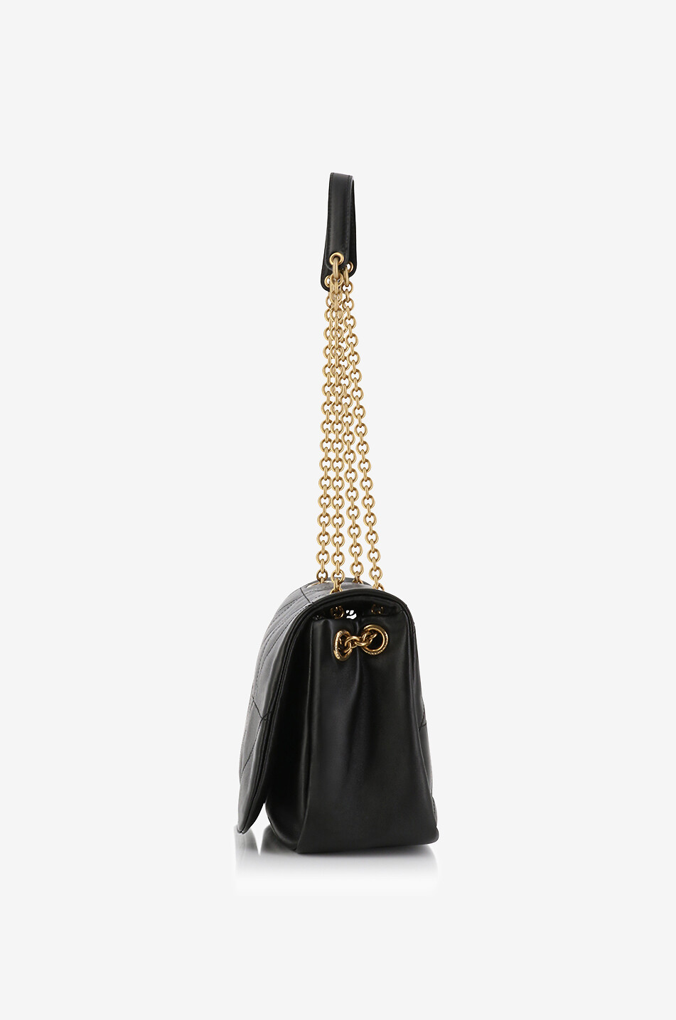 SAINT LAURENT PARIS Sac porté épaule en cuir nappa matelassé Jamie 4.3 Small Femme NOIR 4