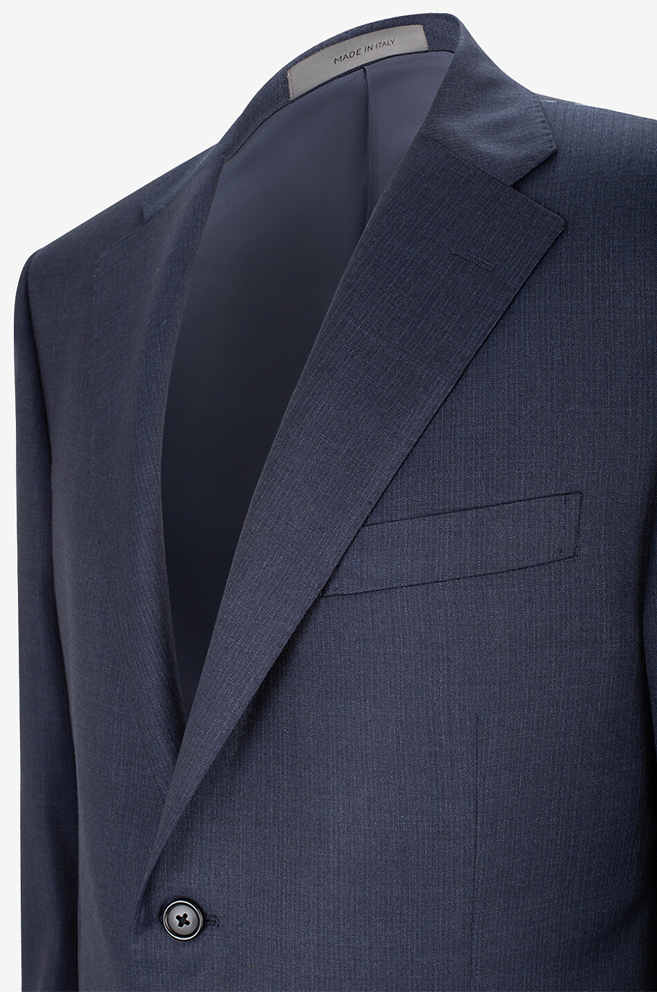 CORNELIANI Gestreifter Schurwollanzug Leader Herren MITTELBLAU 3