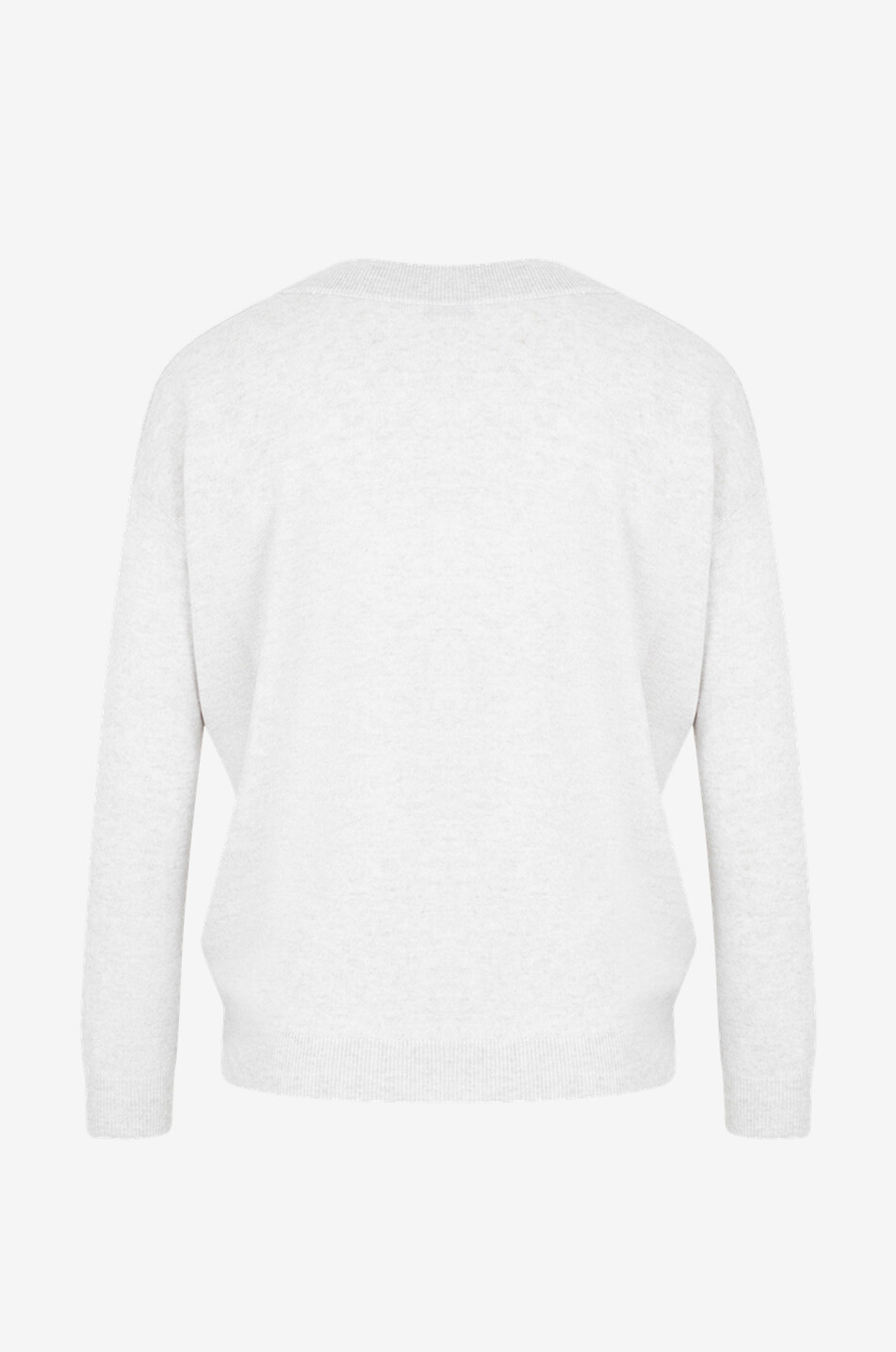 BRUNELLO CUCINELLI Pull ample fin en cachemire à col V Monile Femme BEIGE 2