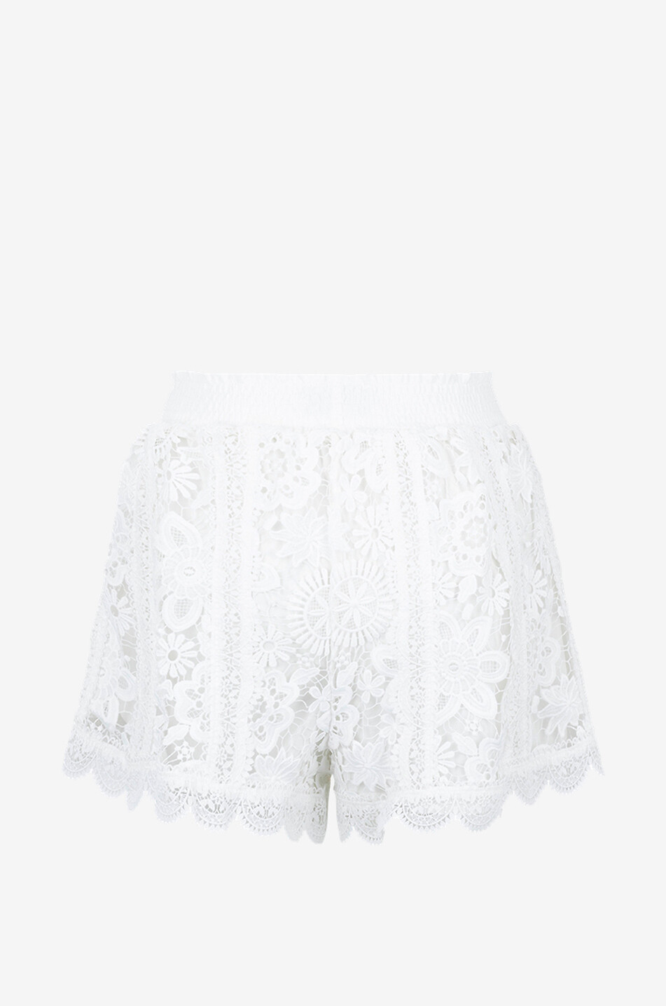 WAIMARI Shorts aus Klöppelspitze mit hoher Taille Molly Damen WEISS 2
