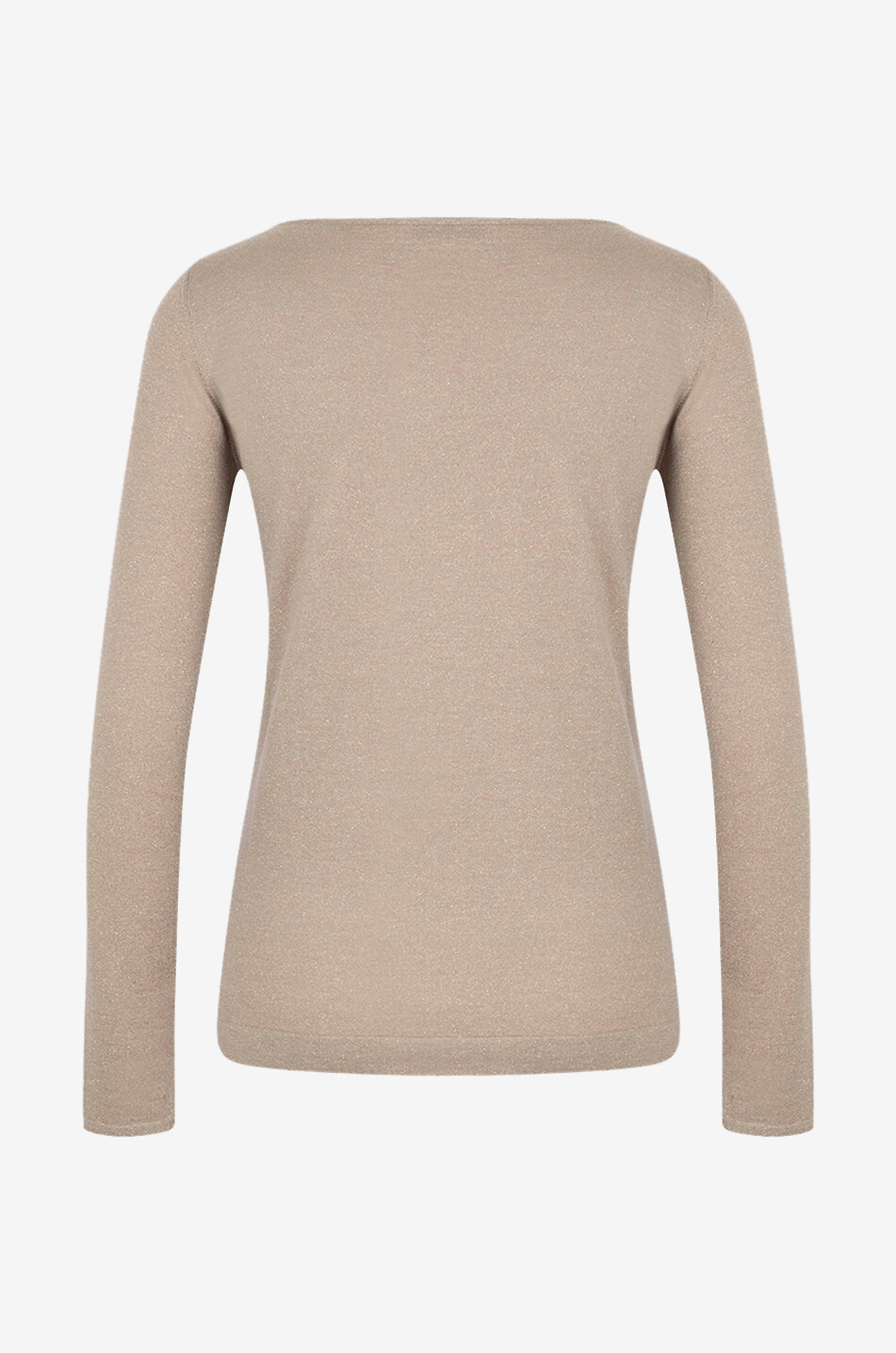 BRUNELLO CUCINELLI Top en cachemire et soie Sparkling Femme Beige moyen 2
