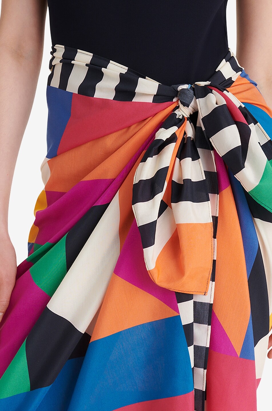ERES Paréo en voile de coton et de soie Miroir Femme MULTICOLORE1 5