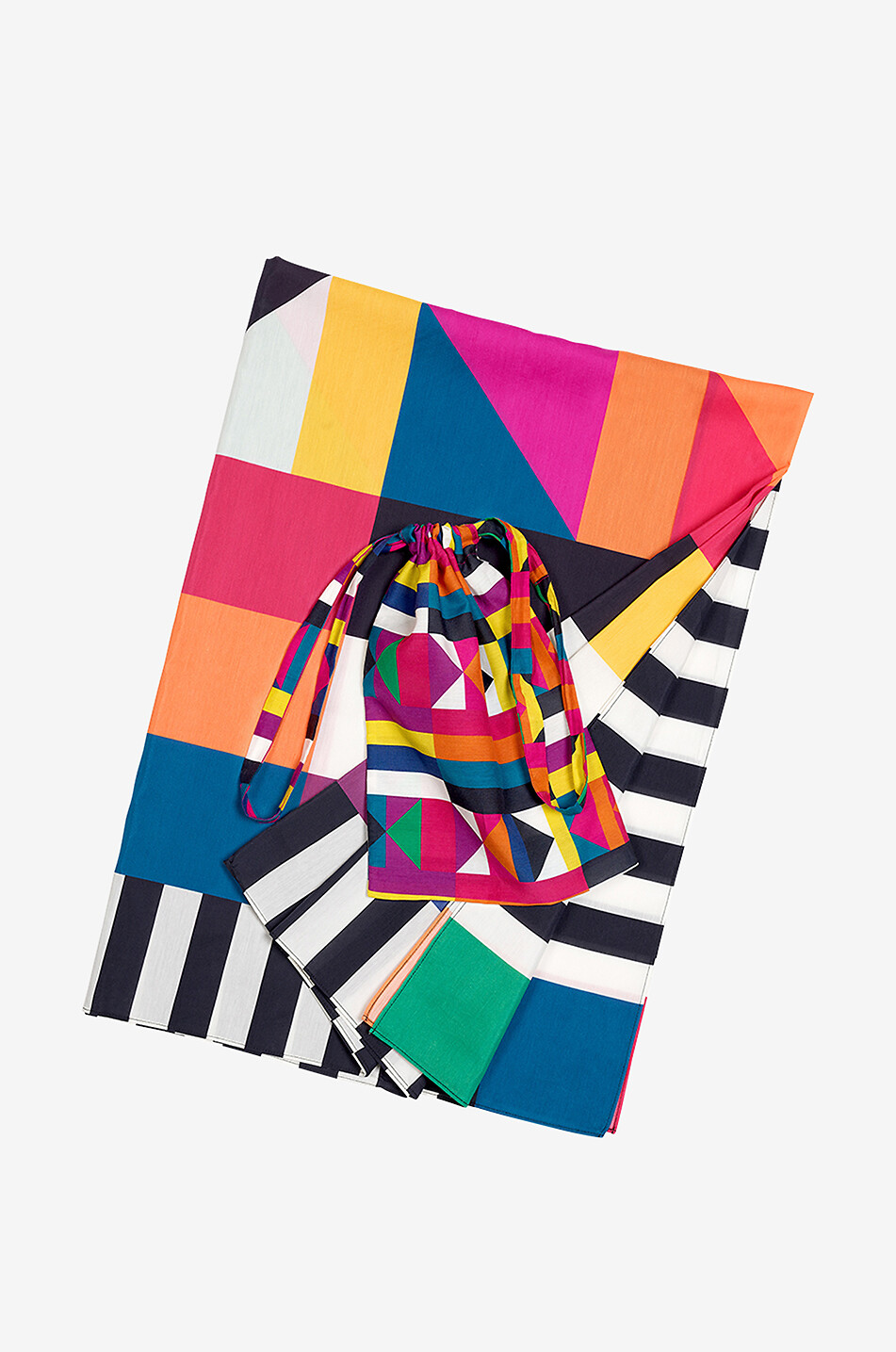 ERES Paréo en voile de coton et de soie Miroir Femme MULTICOLORE1 2