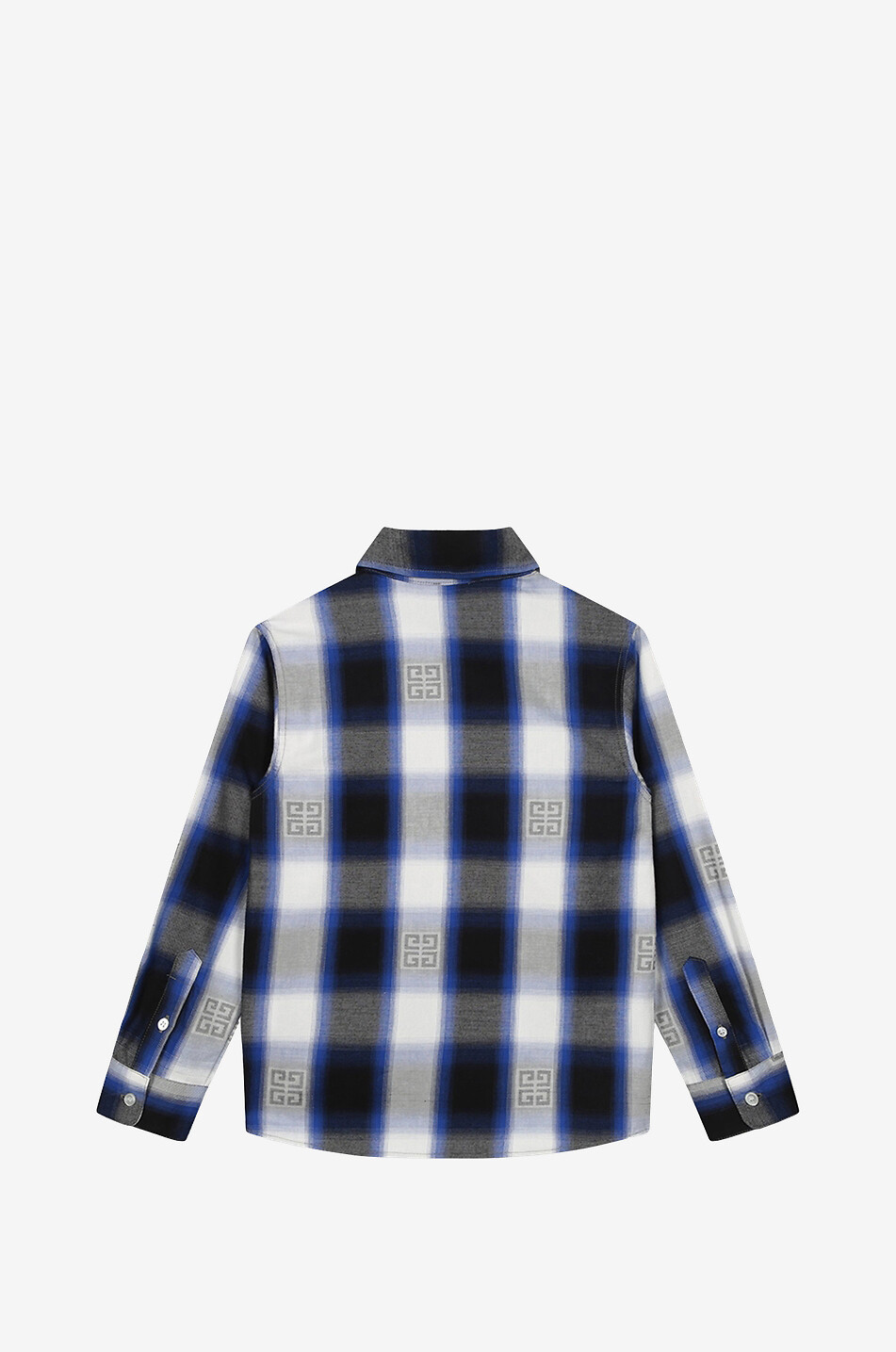 GIVENCHY 4G boy's checked flannel shirt Boy MULTI COLOURED 2
