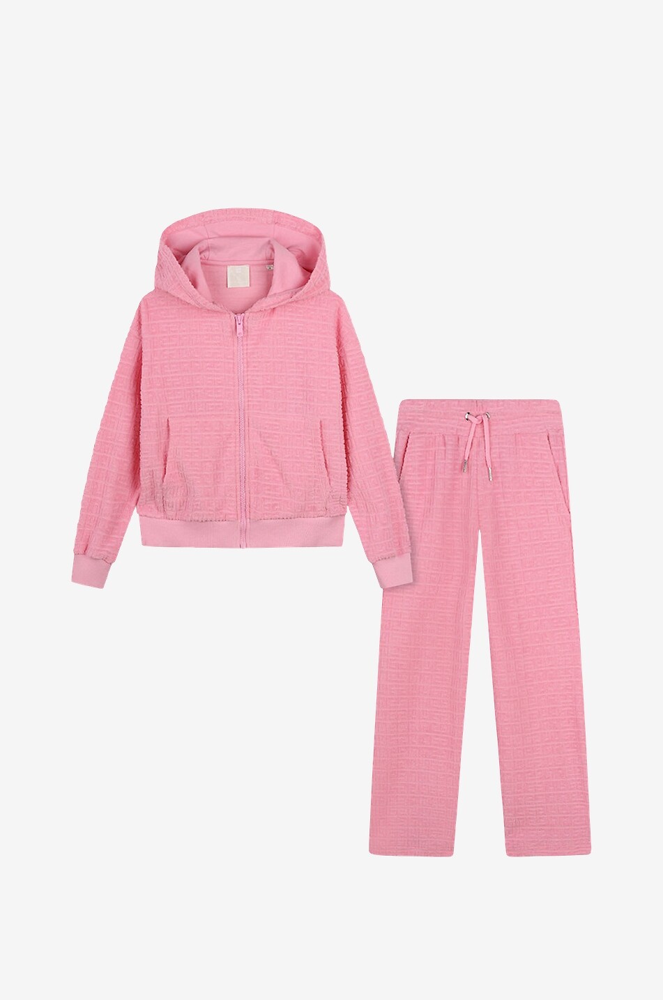 4G terry cotton girl's jogging suit
