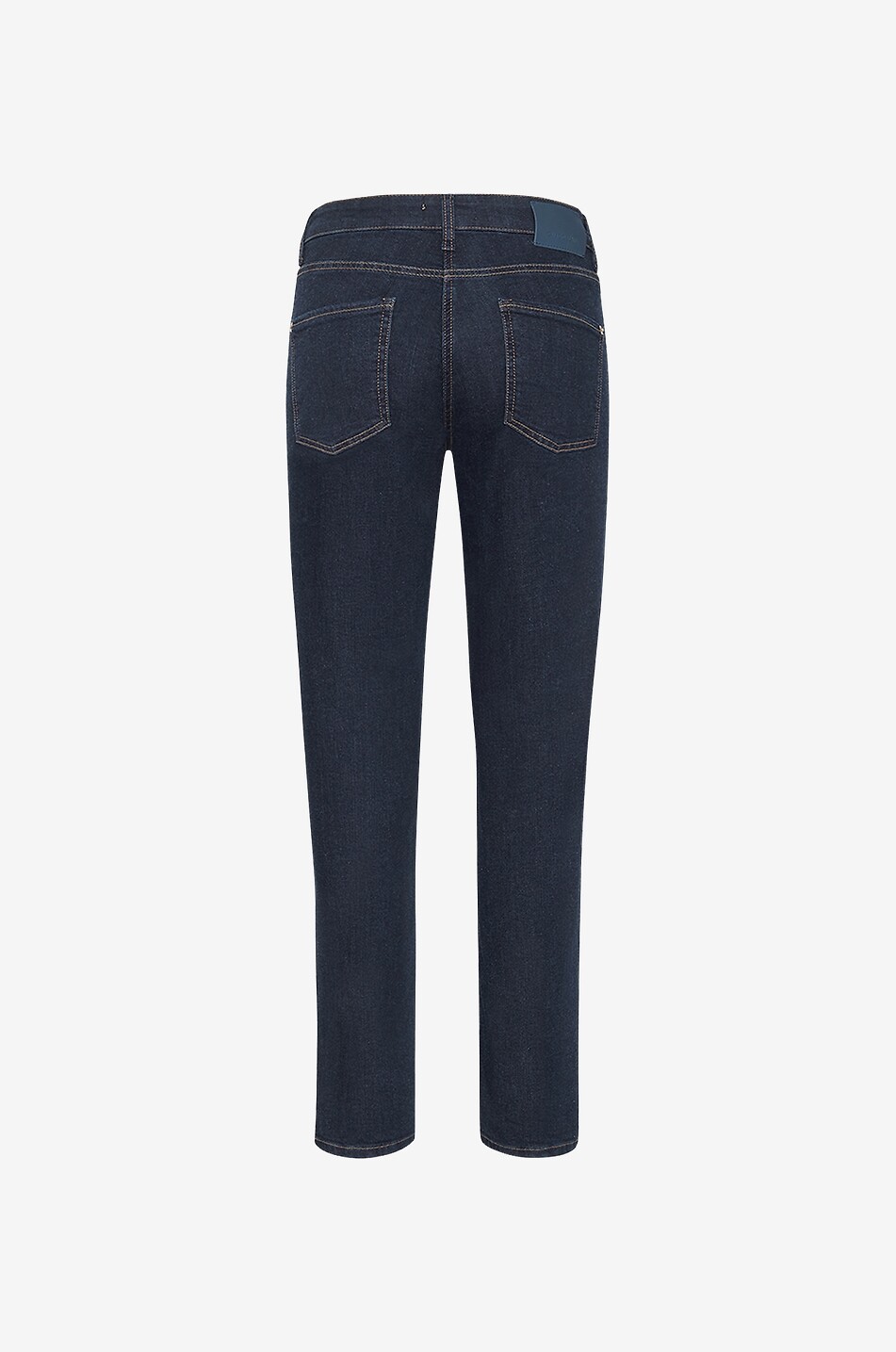 Verkürzte Slim-Fit-Jeans mit Kette Piper