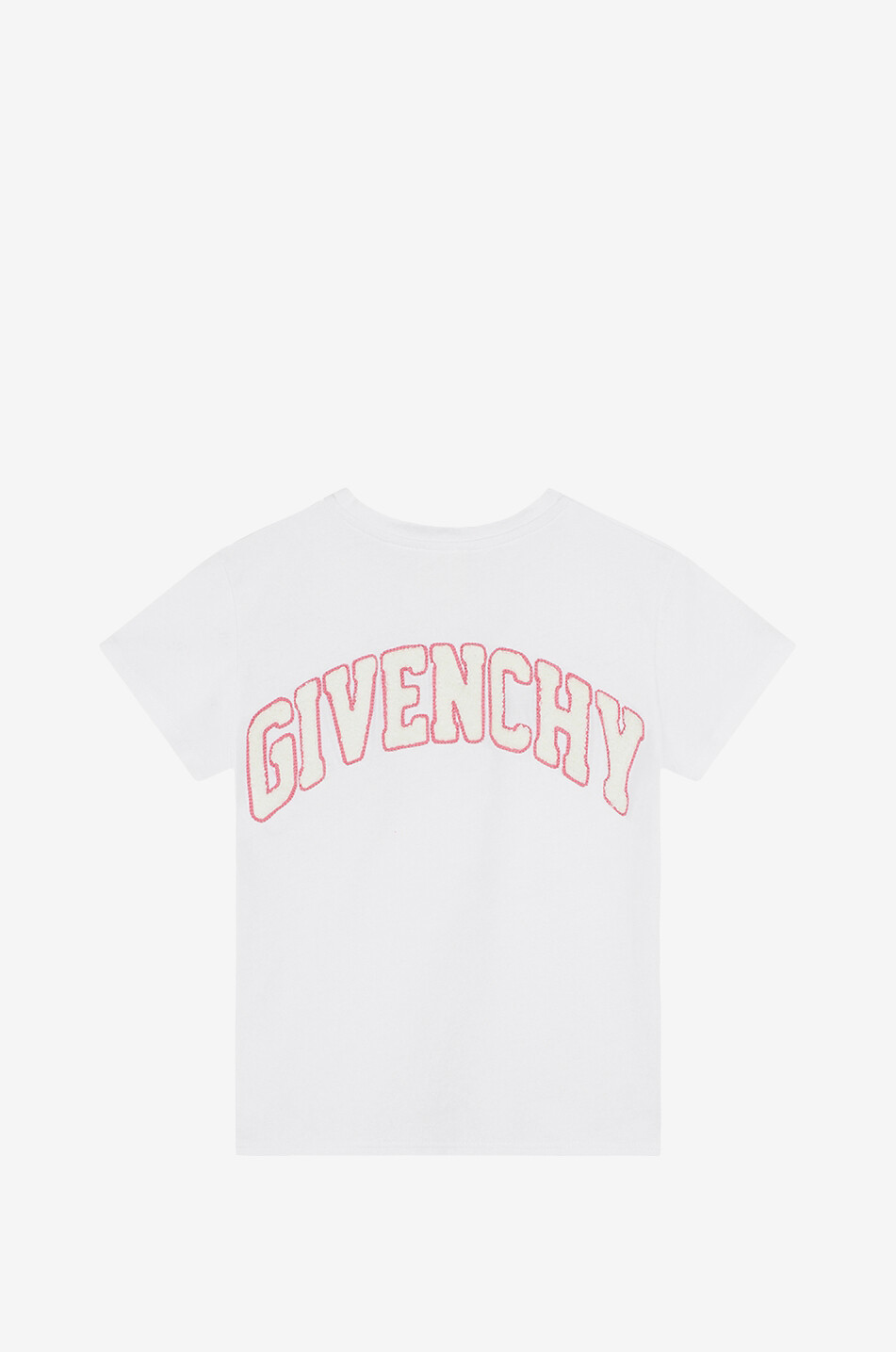Mädchen-Kurzarm-T-Shirt Varsity Logo