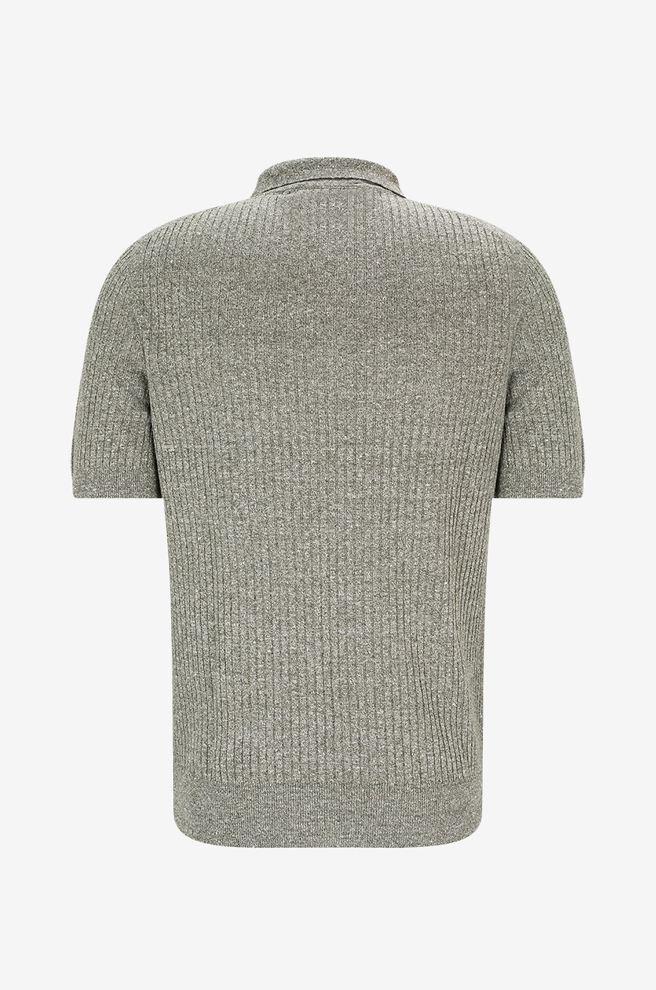 GRAN SASSO Polohemd aus Leinen und Baumwolle Herren MITTELGRÜN 2