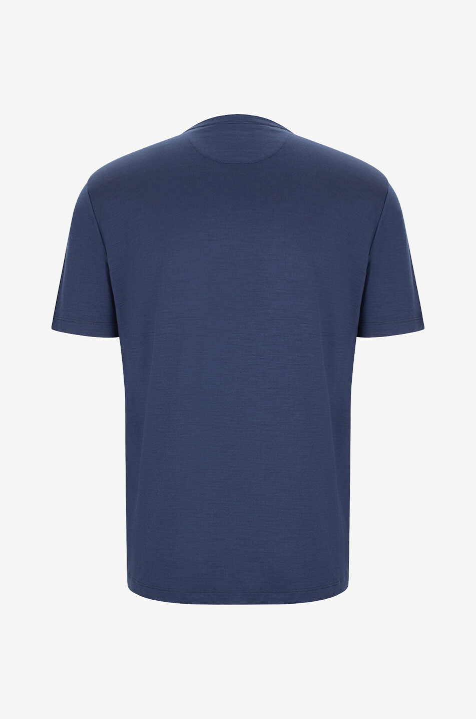 MAURIZIO BALDASSARI T-shirt en laine vierge Homme BLEU FONCE 2