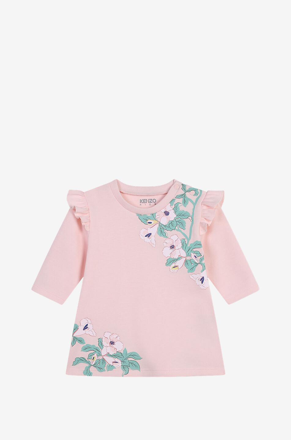 KENZO Ensemble bébé robe legging et bandeau Leopard Flowers Bébé ROSE 3