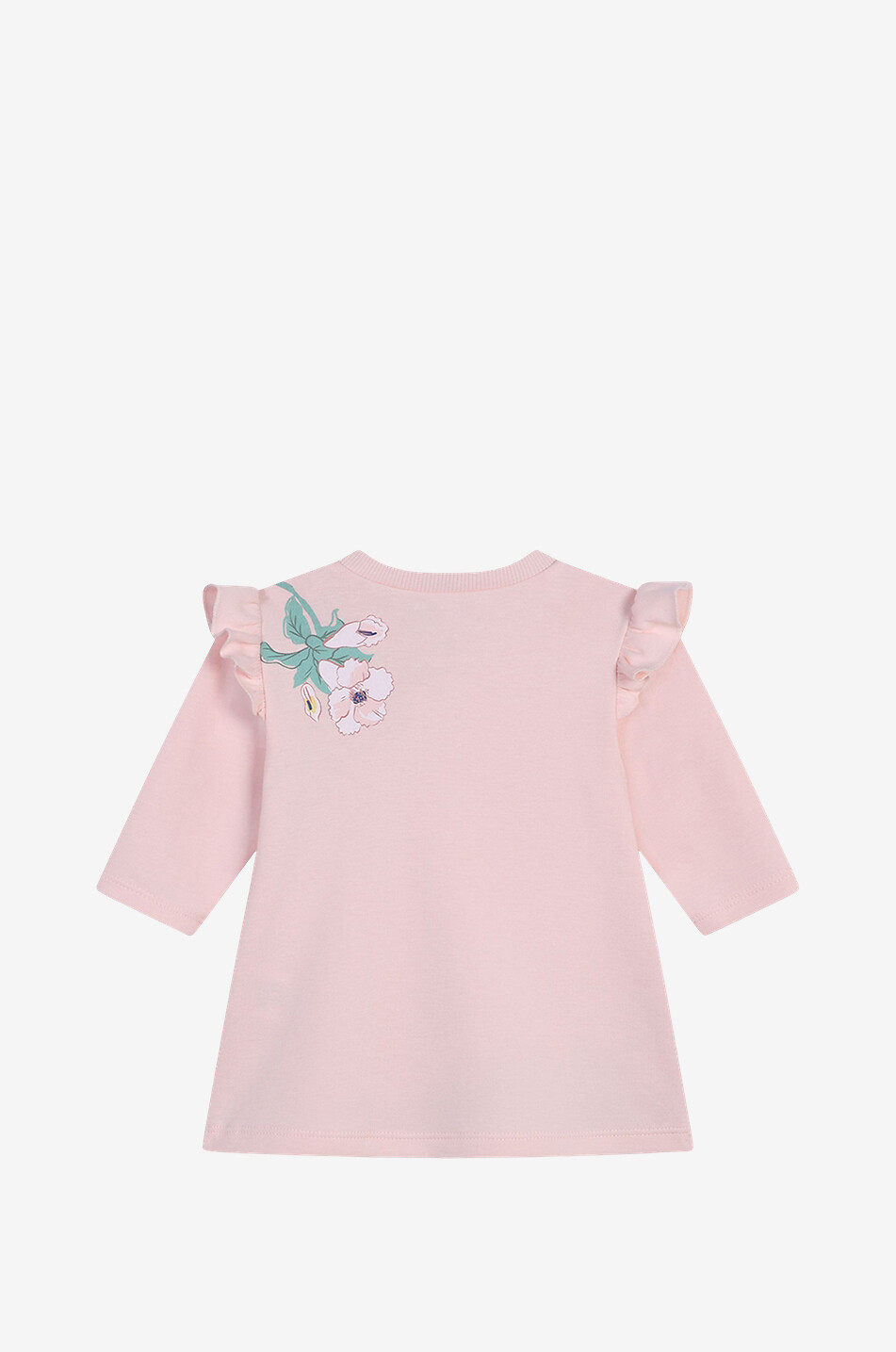 KENZO Ensemble bébé robe legging et bandeau Leopard Flowers Bébé ROSE 4