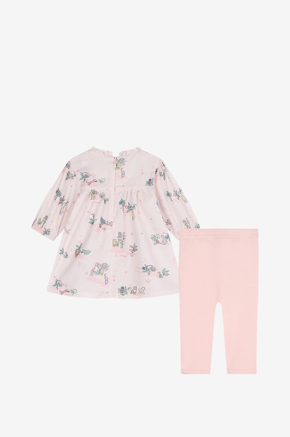 Jungle Friends baby leggings and dress set