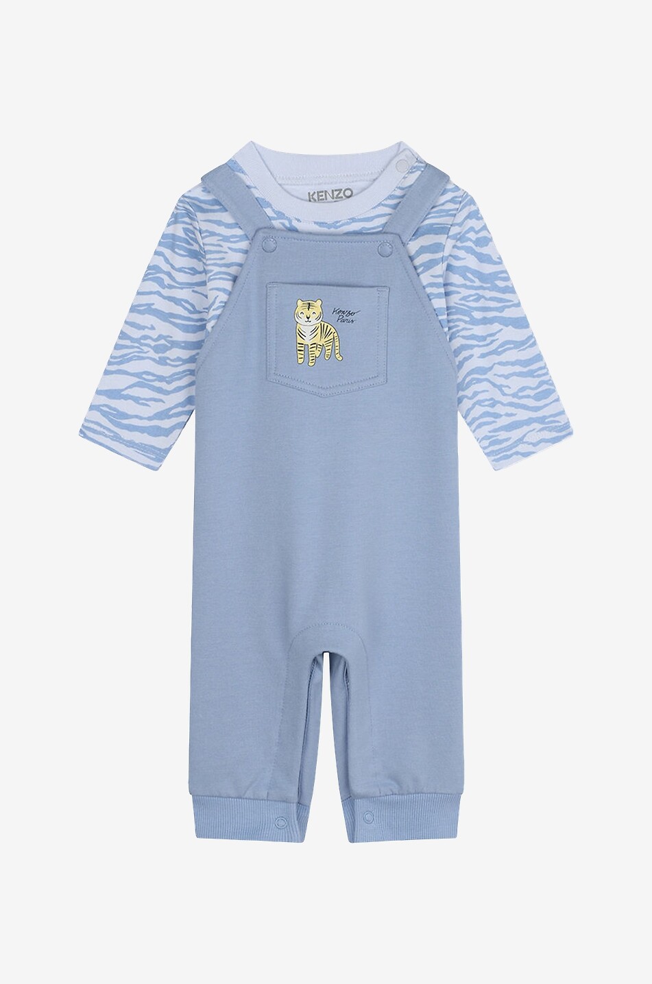 Ensemble salopette et T-shirt bébé Tiger