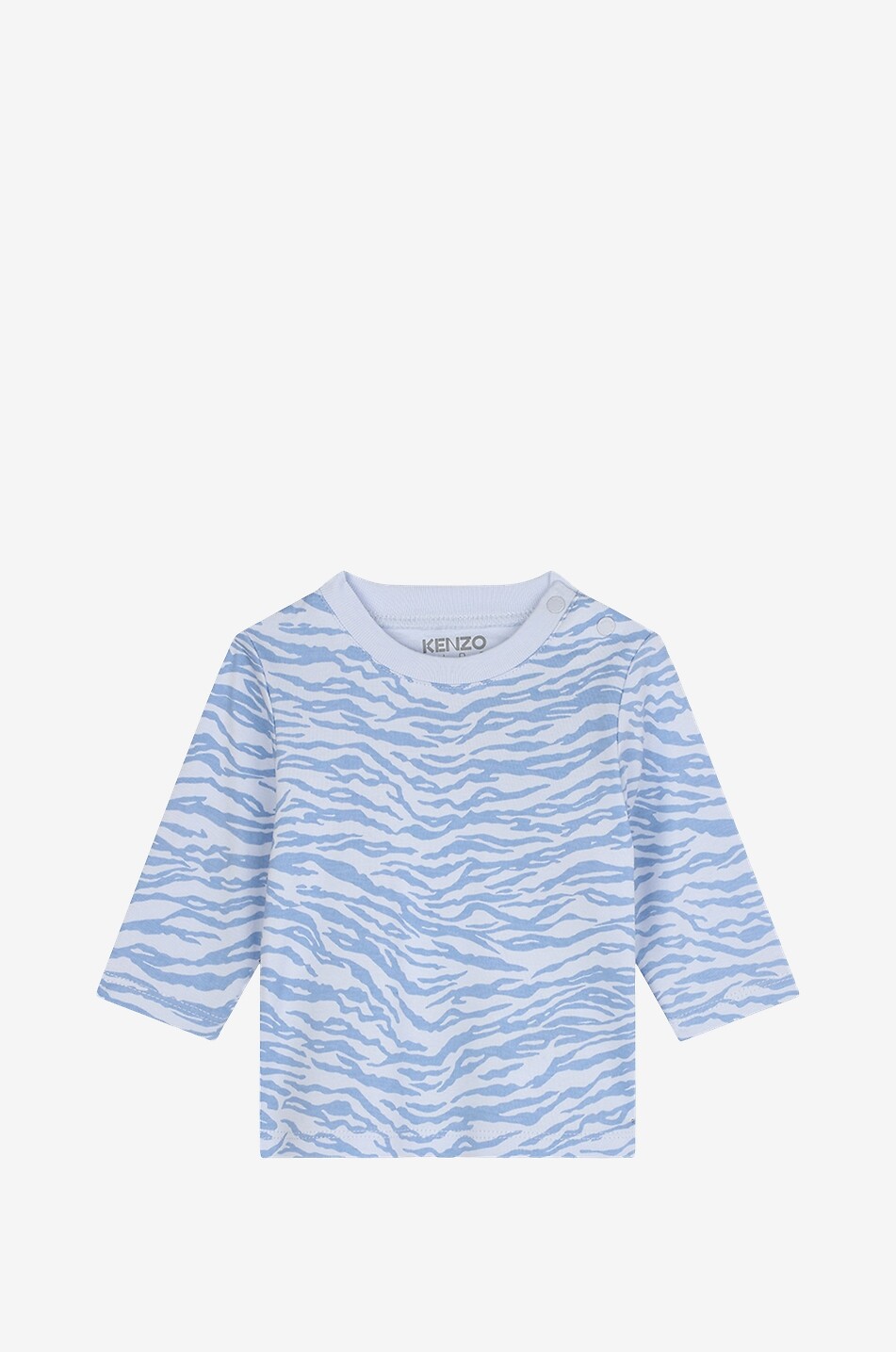 KENZO Ensemble salopette et T-shirt bébé Tiger Bébé BLEU CLAIR 3