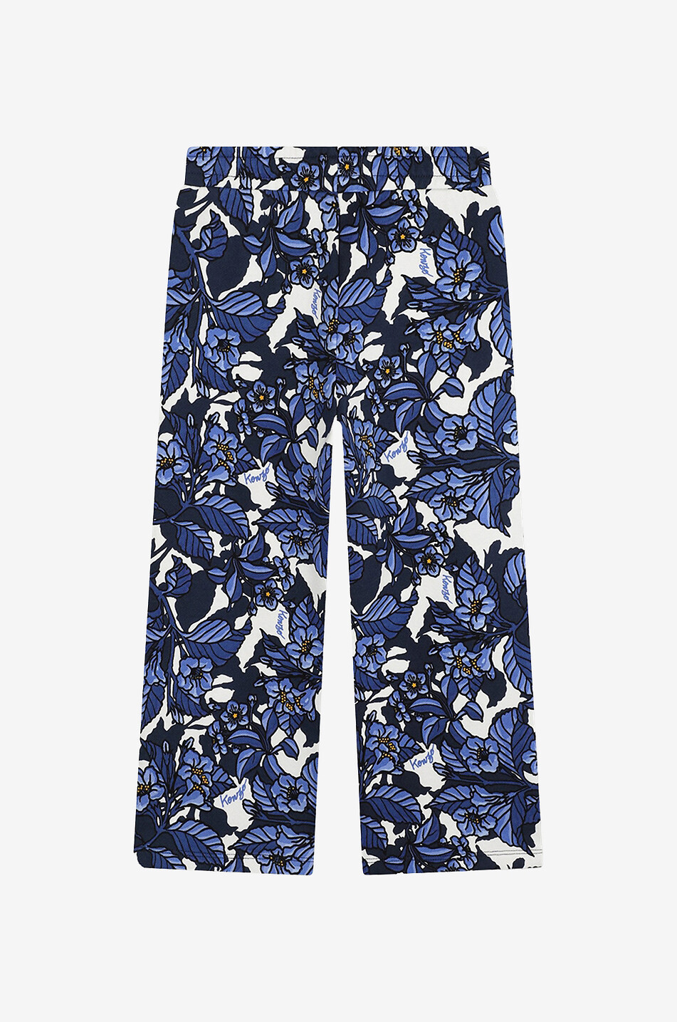 KENZO Boke Flowers girl's jogging trousers Girl DARK BLUE 2