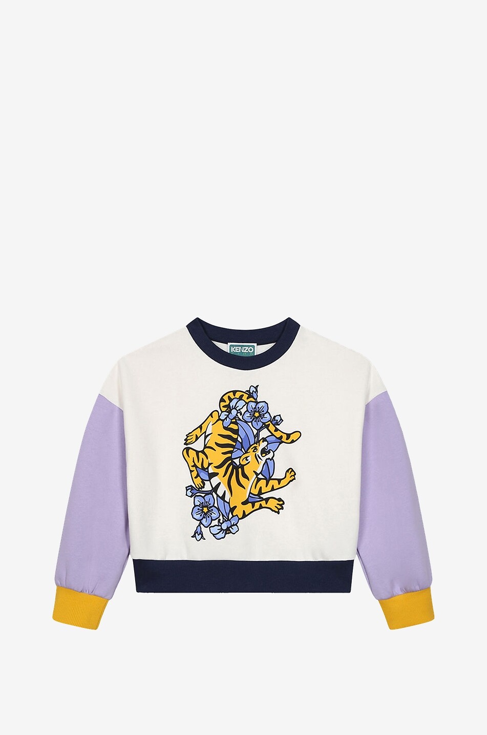 Boke Tiger girl s crewneck sweatshirt KENZO Bongenie