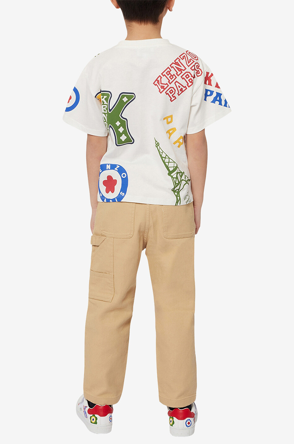 Kenzo Paris Icons boy s short sleeved T shirt