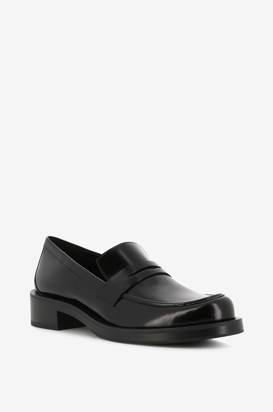 Mocassins en cuir verni à semelle épaisse Palmer Bold 25
