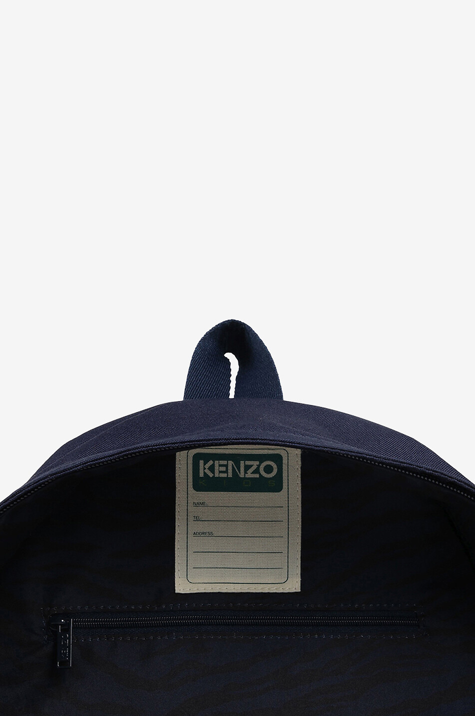 KENZO Sac à dos garçon en nylon Tiger & Parrot Garçon BLEU FONCE 6