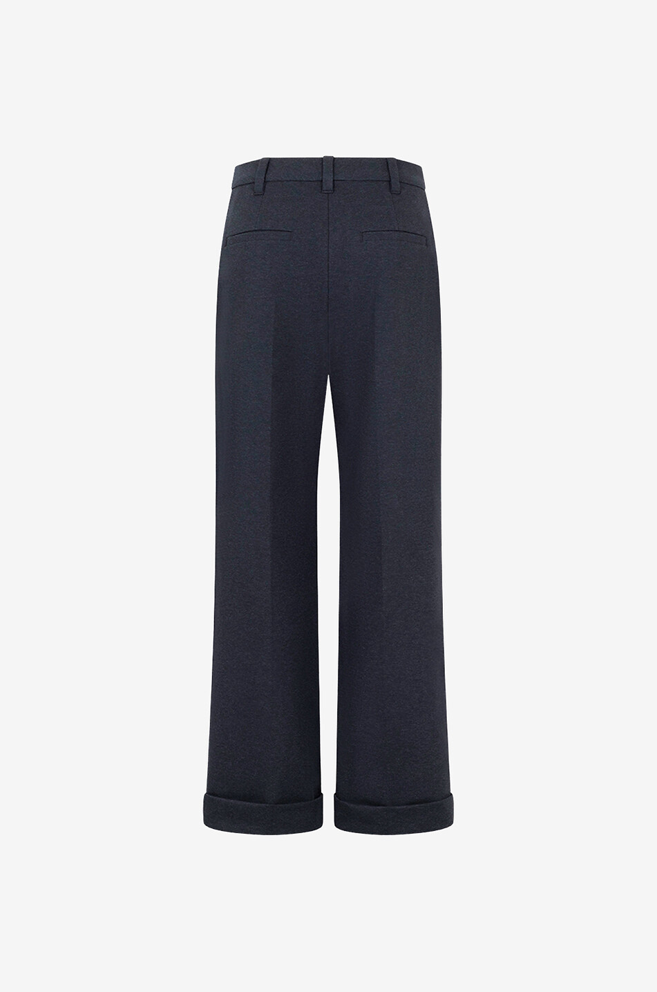 BRUNELLO CUCINELLI Pantalon large en jersey Milano Femme GRIS FONCÉ 2