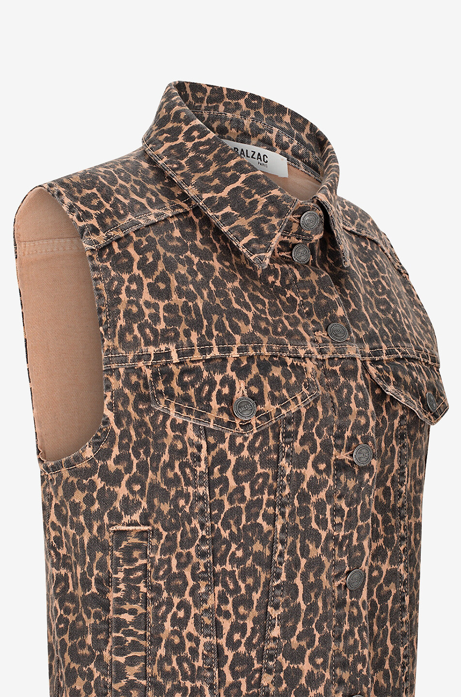 Jeansweste mit Print Felipa