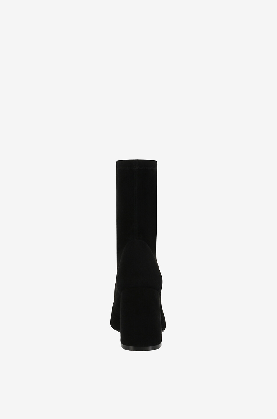 STUART WEITZMAN Flareblock 85 suede sock booties Women BLACK 4