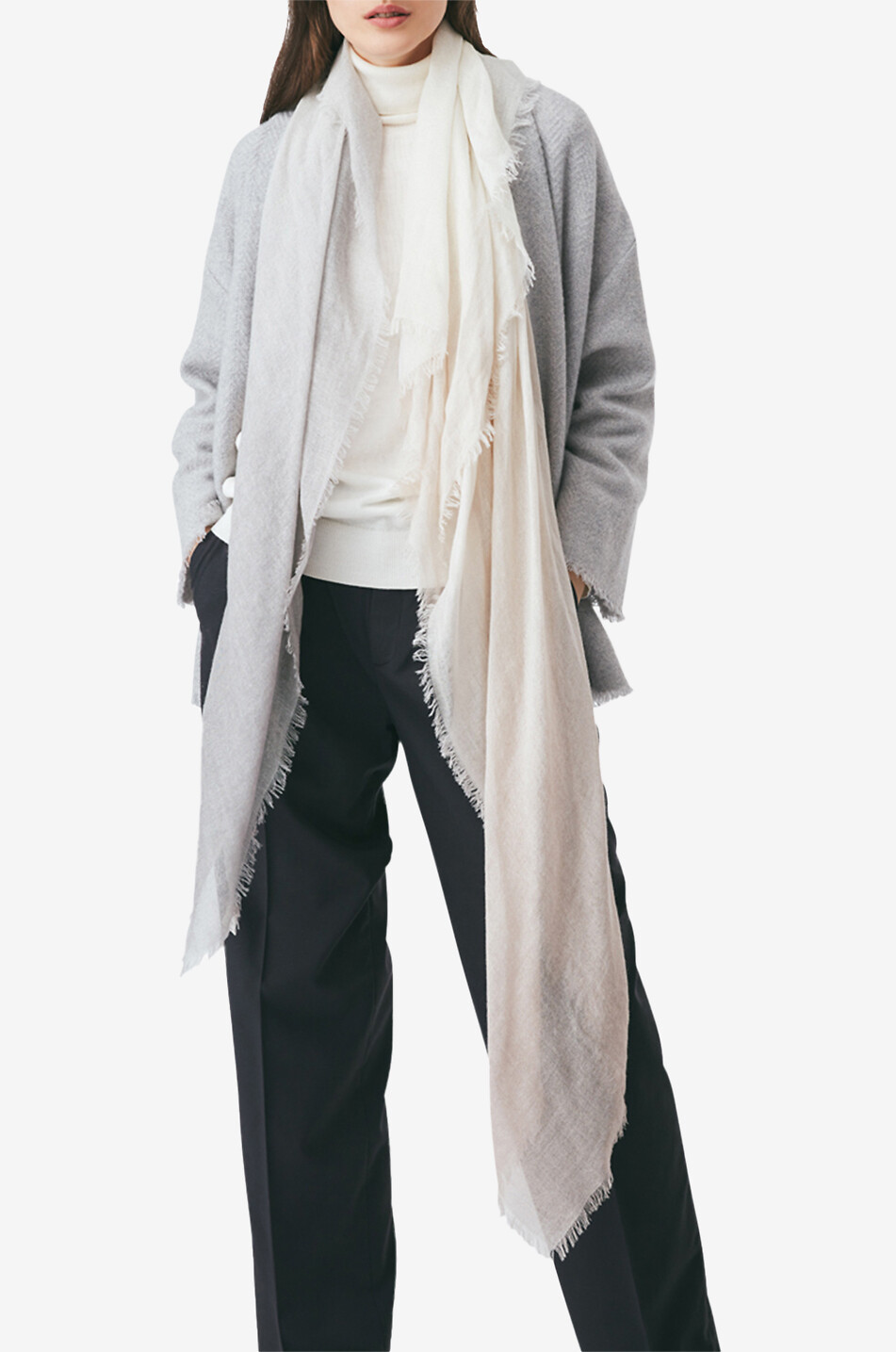19 ANDREA'S 47 Leichte Stola mit Farbverlauf Cora Wrap Damen BUNT 3