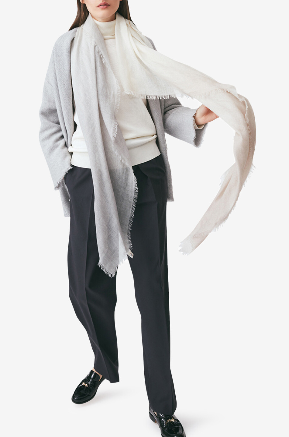 19 ANDREA'S 47 Leichte Stola mit Farbverlauf Cora Wrap Damen BUNT 4
