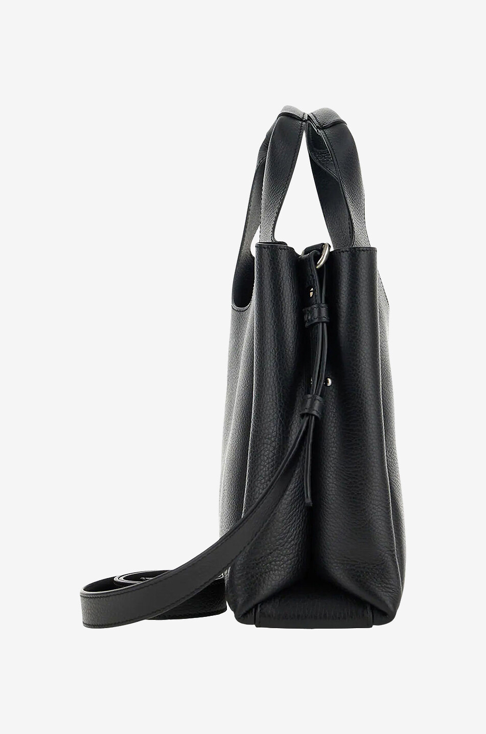 トートバッグ HOGAN GRAINY LEATHER SMALL TOTE BAG H-Bag Shopping Small grained leather tote bag - HOGAN