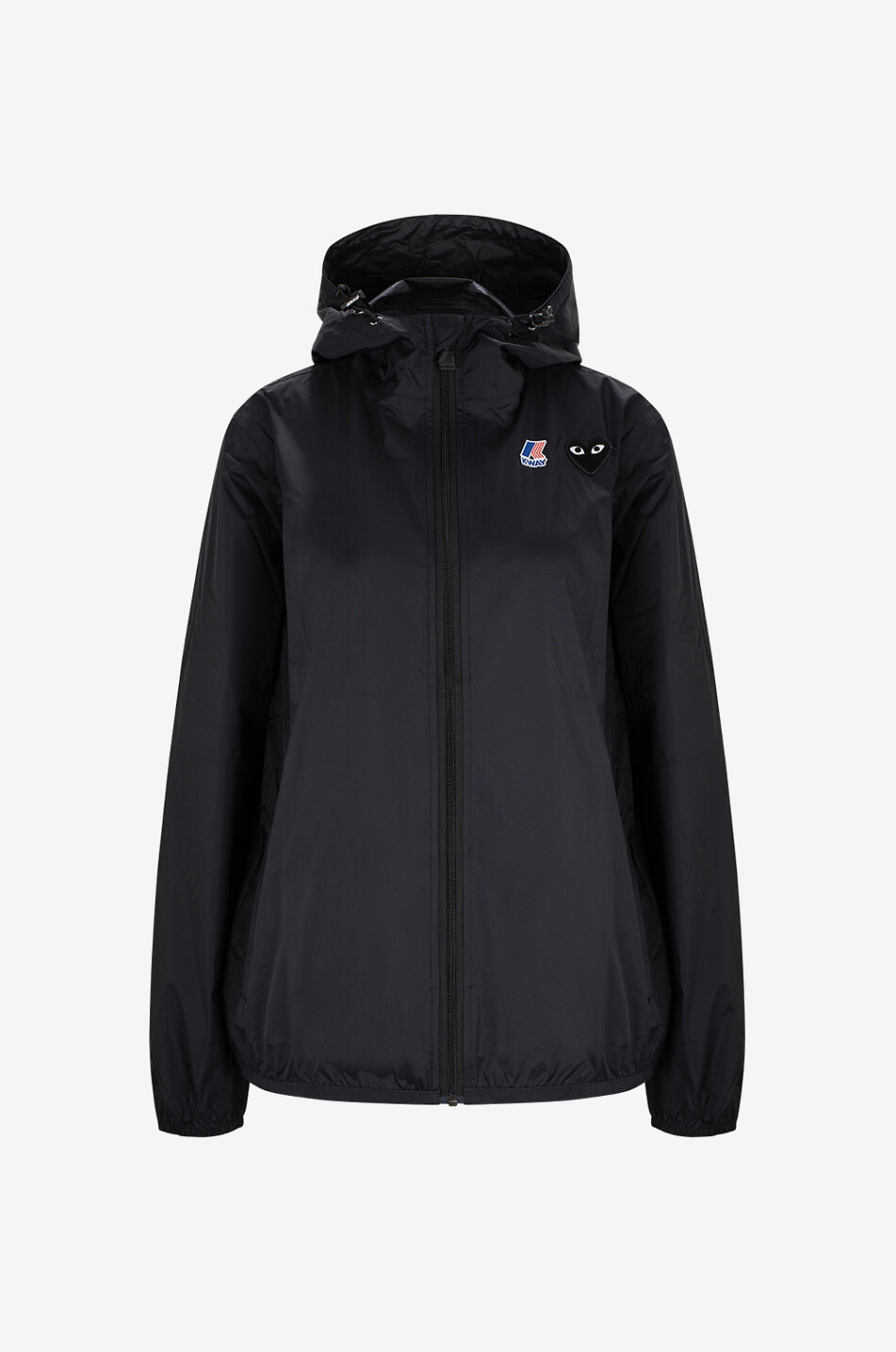 PLAY CDG x K-WAY Claude ripstop rain jacket