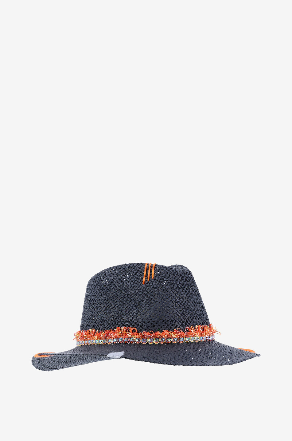THE HAT GANG Chapeau en papier Hey Femme BLEU FONCE 2