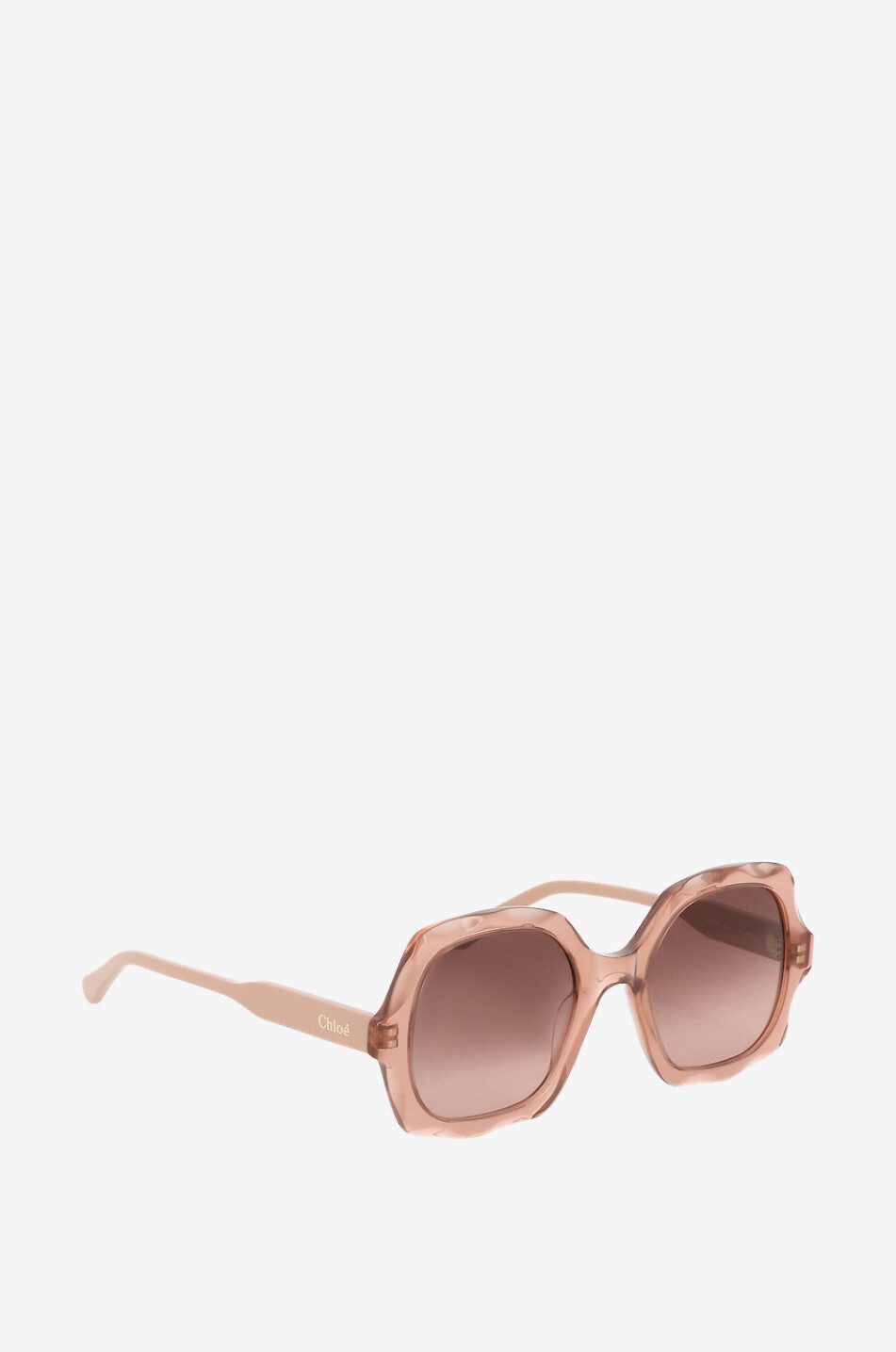 CHLOE Olivia scalopped sunglasses Women LIGHT PINK 2