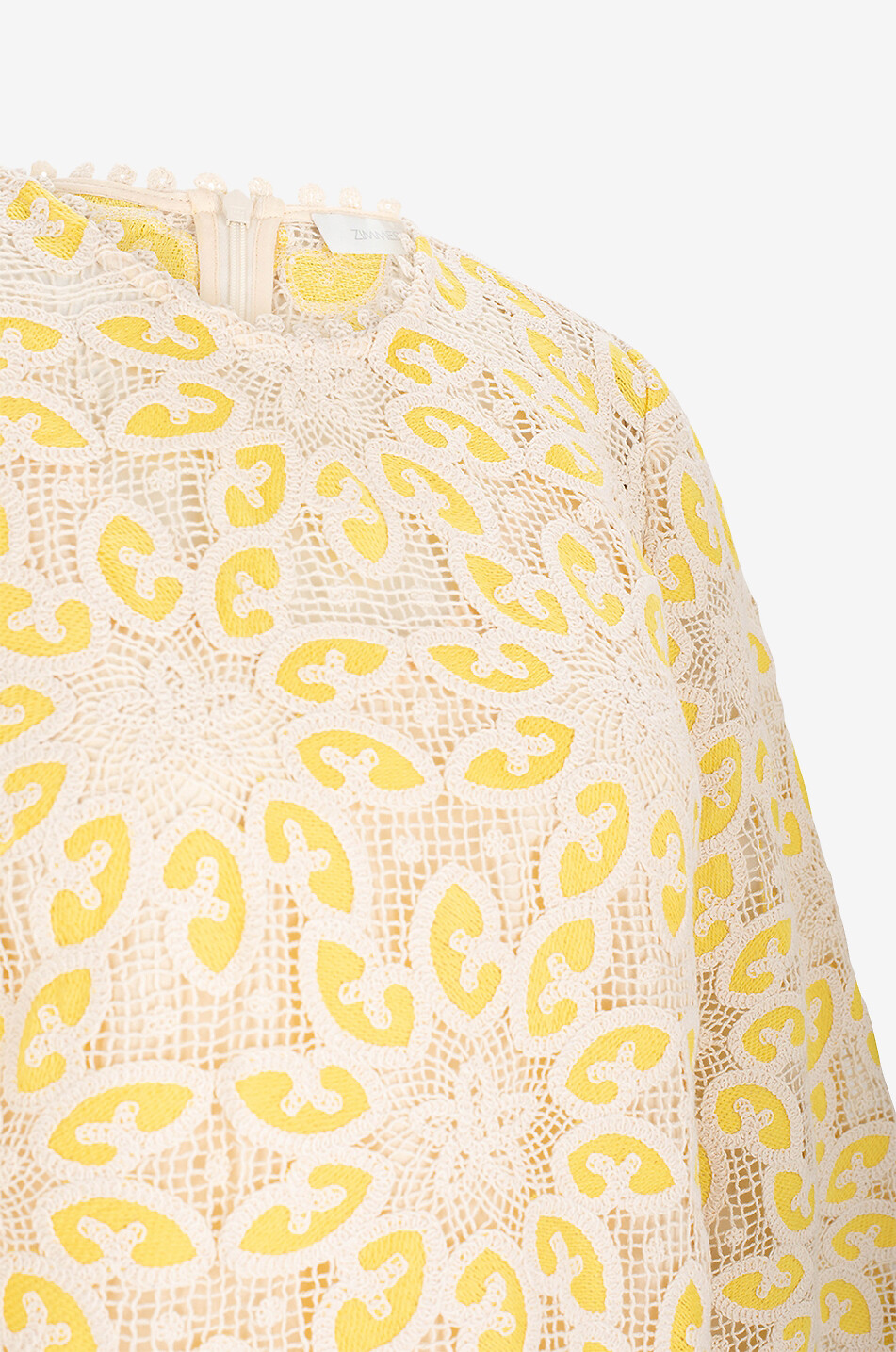 Mini robe en dentelle crochet Ottie