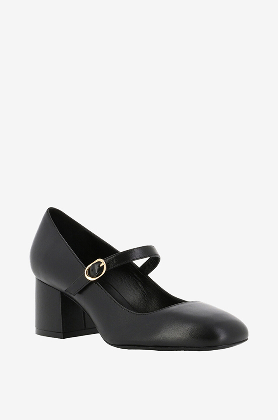 STUART WEITZMAN Stuart MJ 60 smooth leather mary janes Women BLACK 1