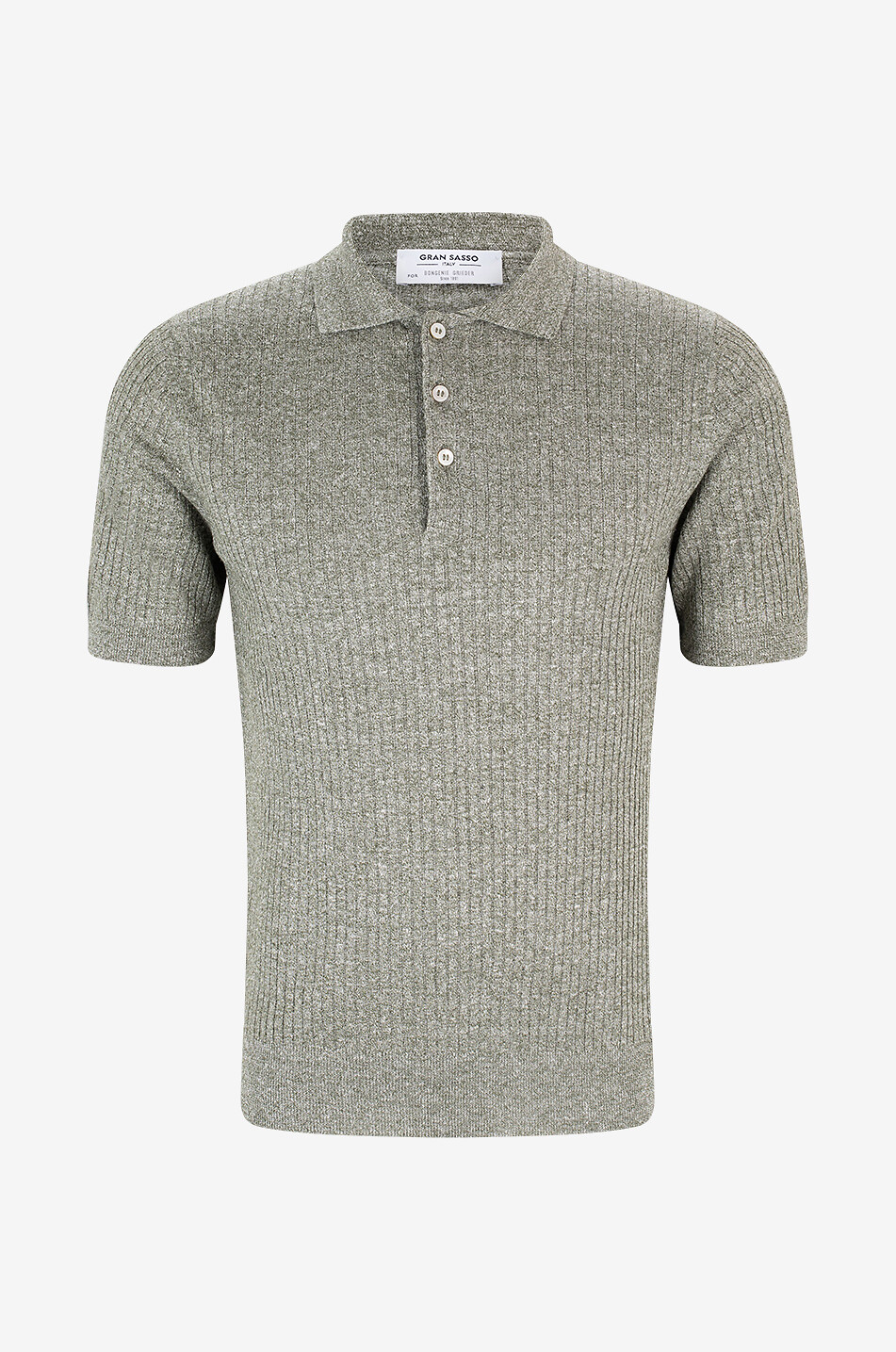 Polohemd aus Leinen und Baumwolle