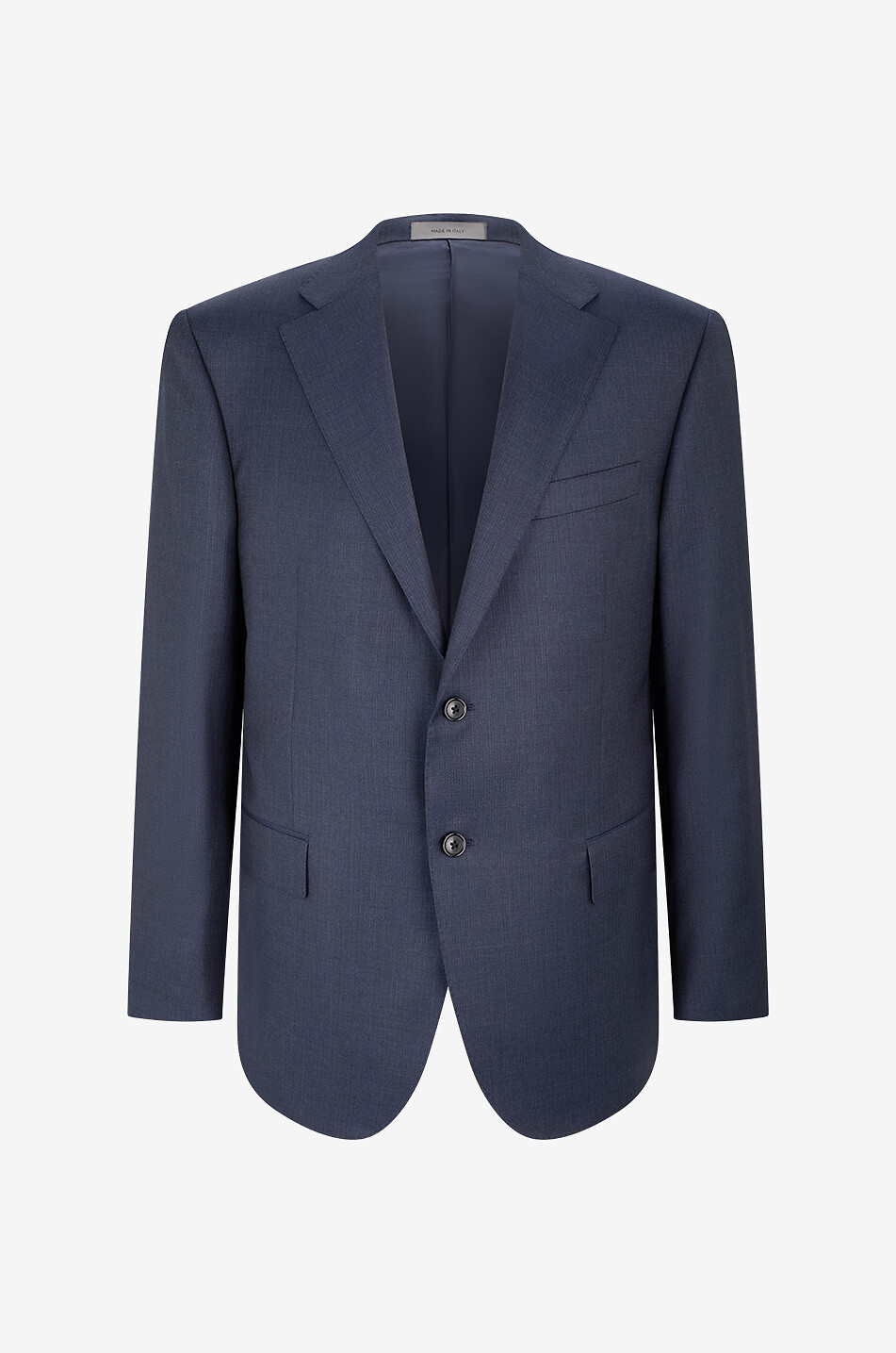 CORNELIANI Gestreifter Schurwollanzug Leader Herren MITTELBLAU 1