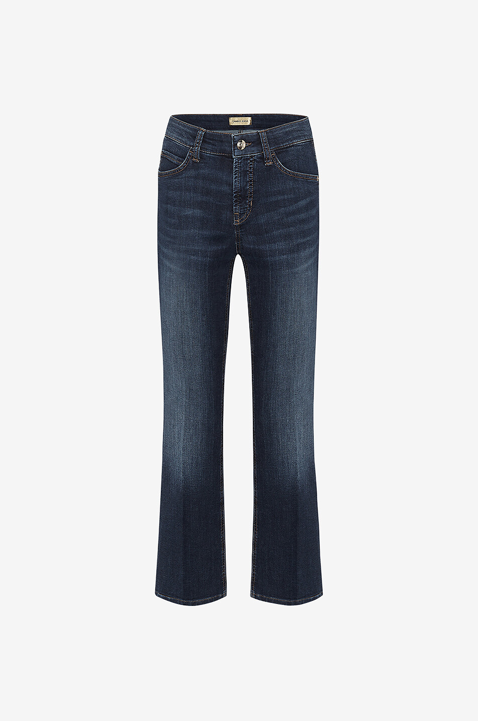 CAMBIO Verkürzte ausgestellte dunkle Jeans Paris Easy Kick Damen BLAU 1