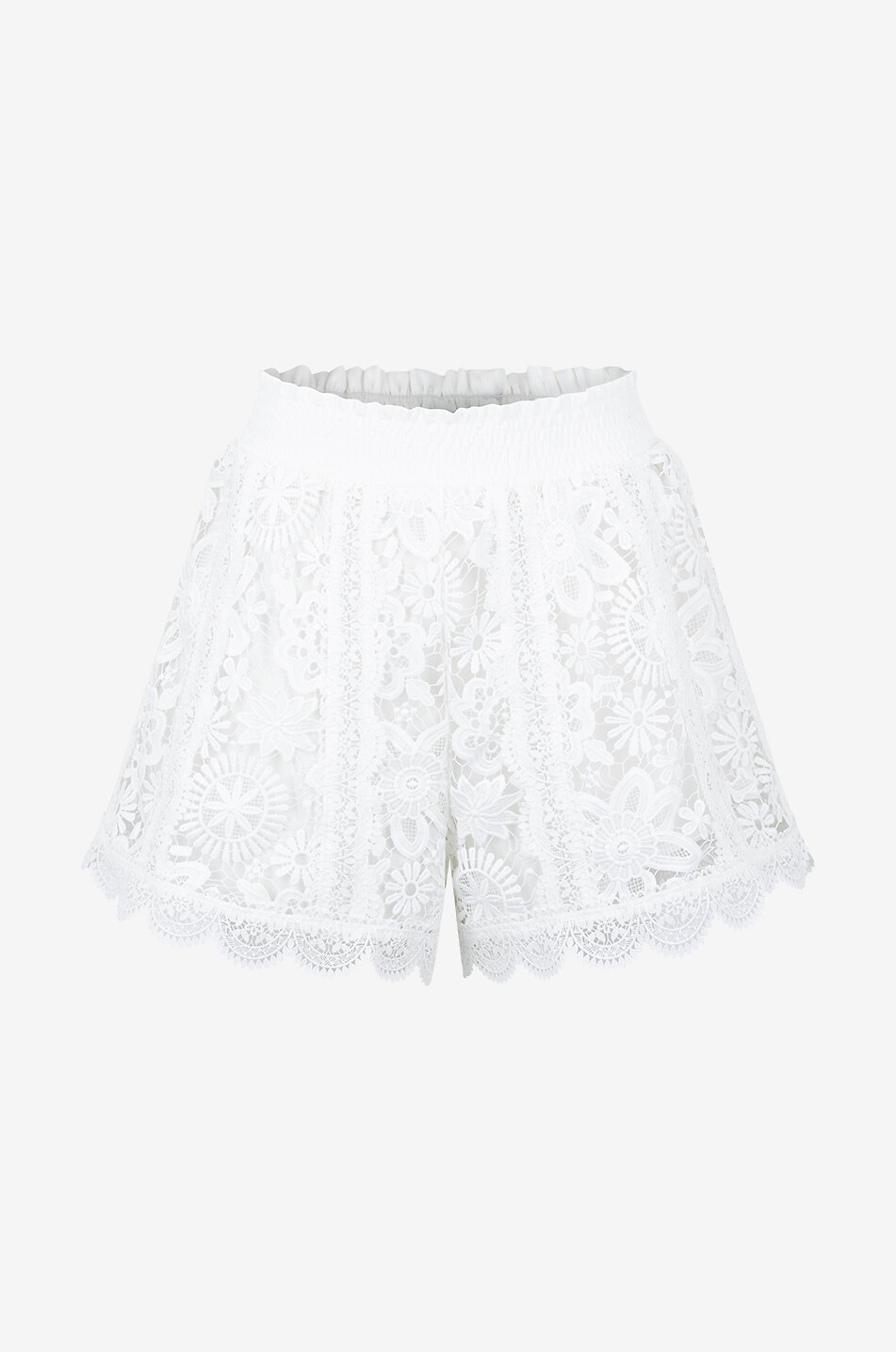 Short taille haute en guipure Molly