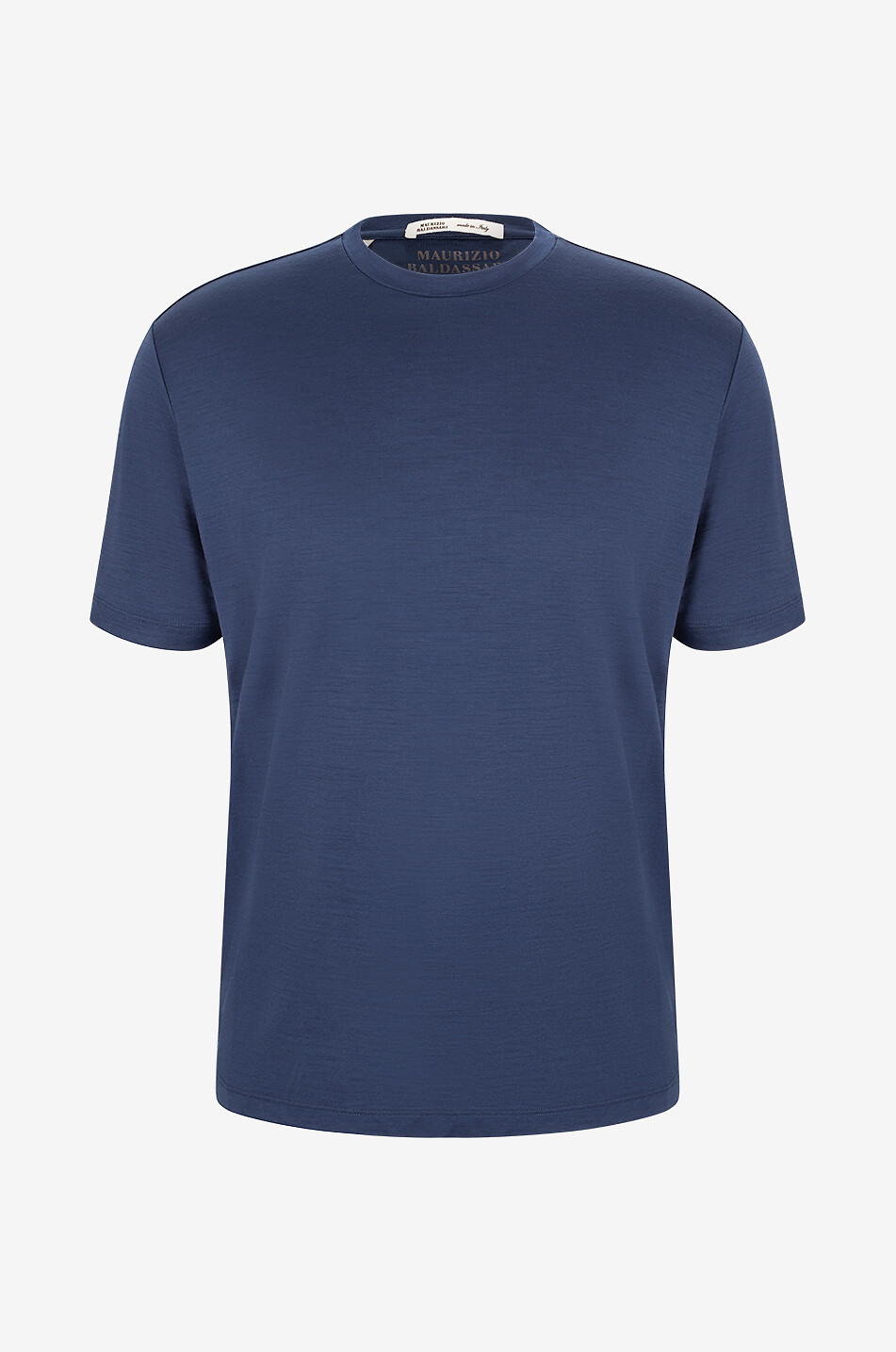 MAURIZIO BALDASSARI T-shirt en laine vierge Homme BLEU FONCE 1